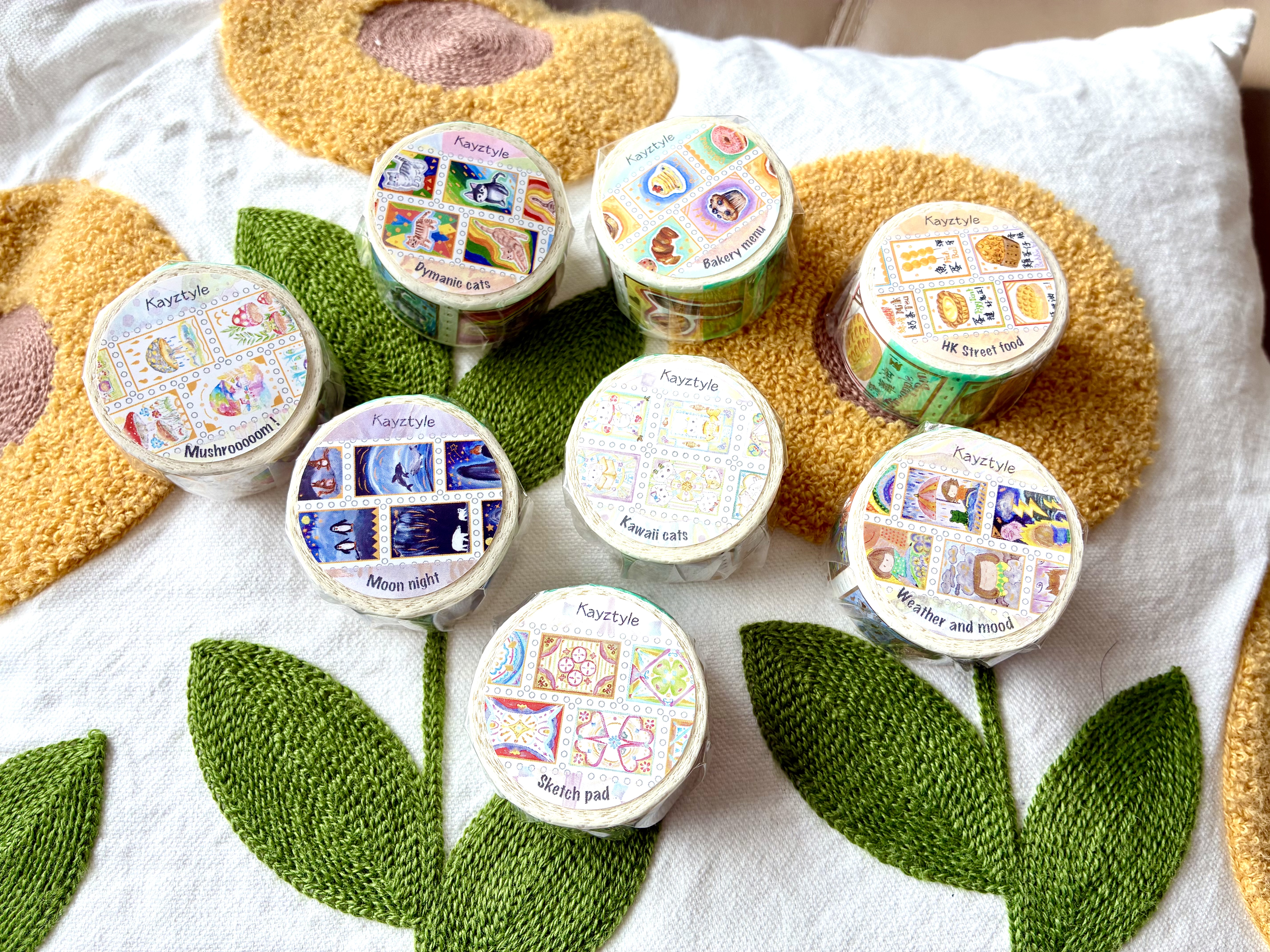 UK Collection 6 @2026 - Kayztyle Volume 21 Washi Tapes（Gold Foil）