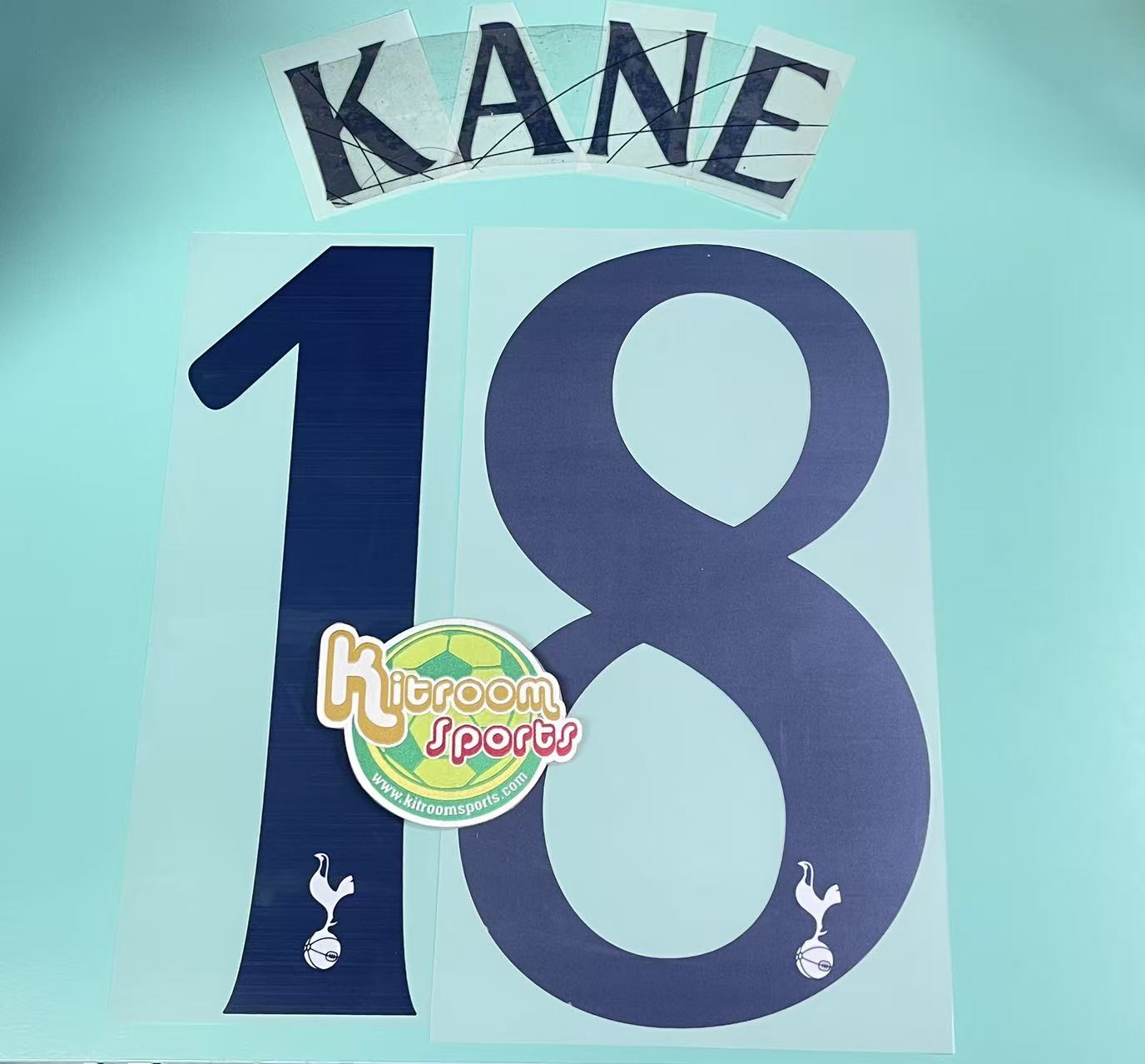 2014-15 Tottenham Home UCL Nameset #18 KANE