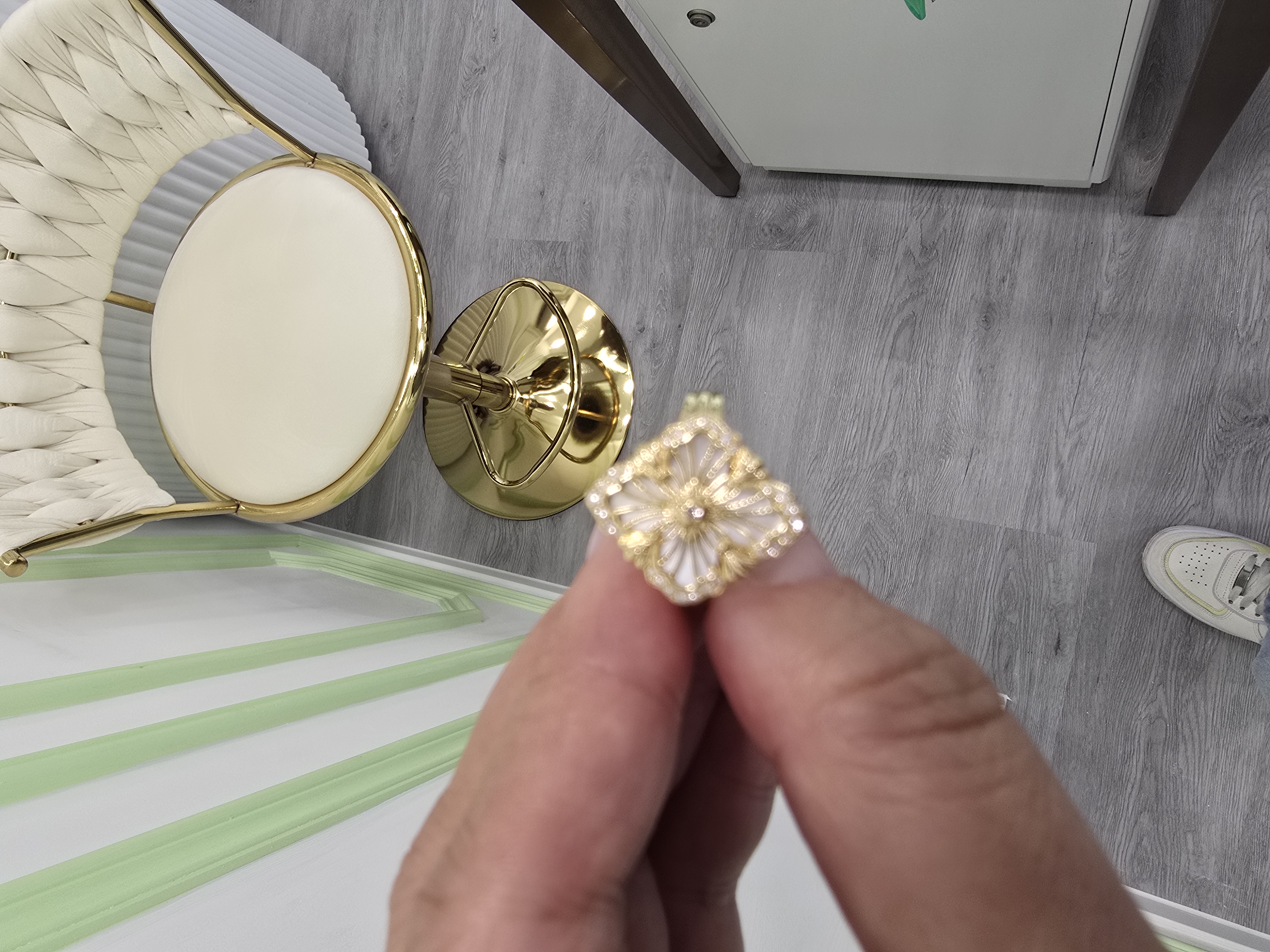 18K鑽石戒指 W4.6