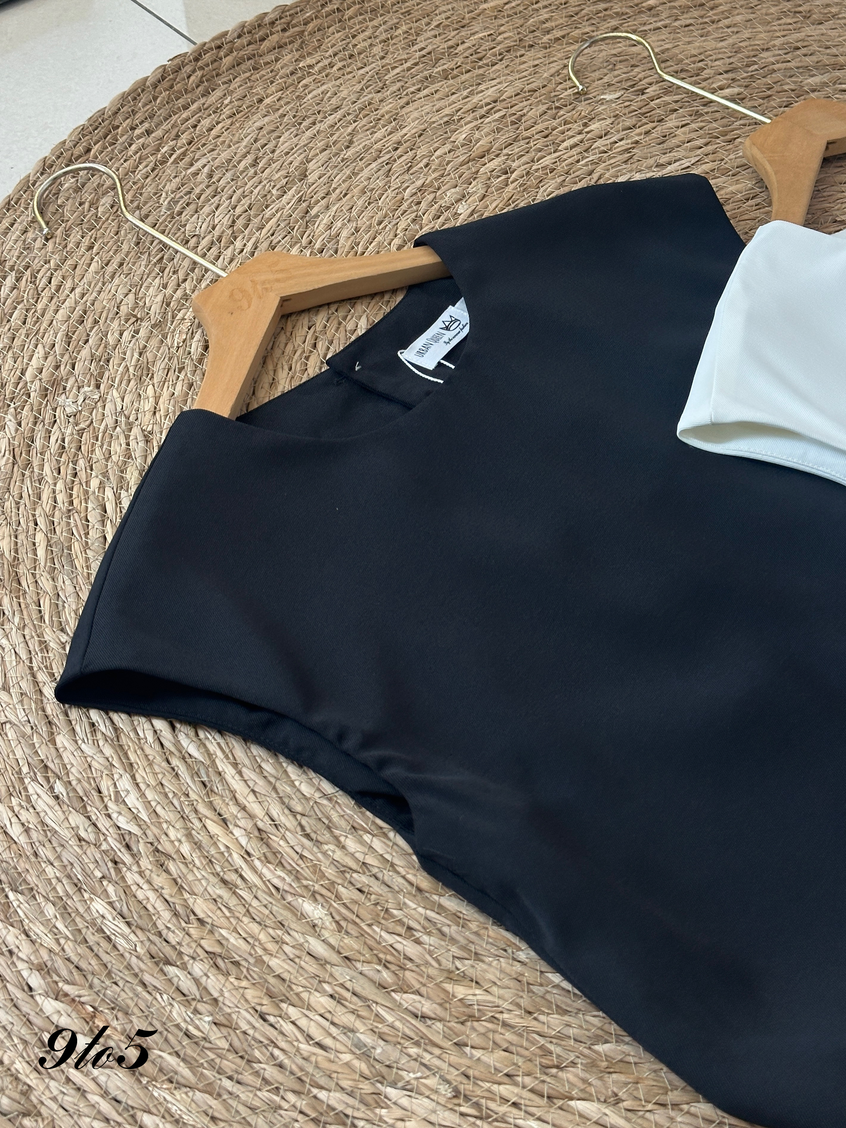 T3984 Cape Sleeve Plain Top - 3 Colors