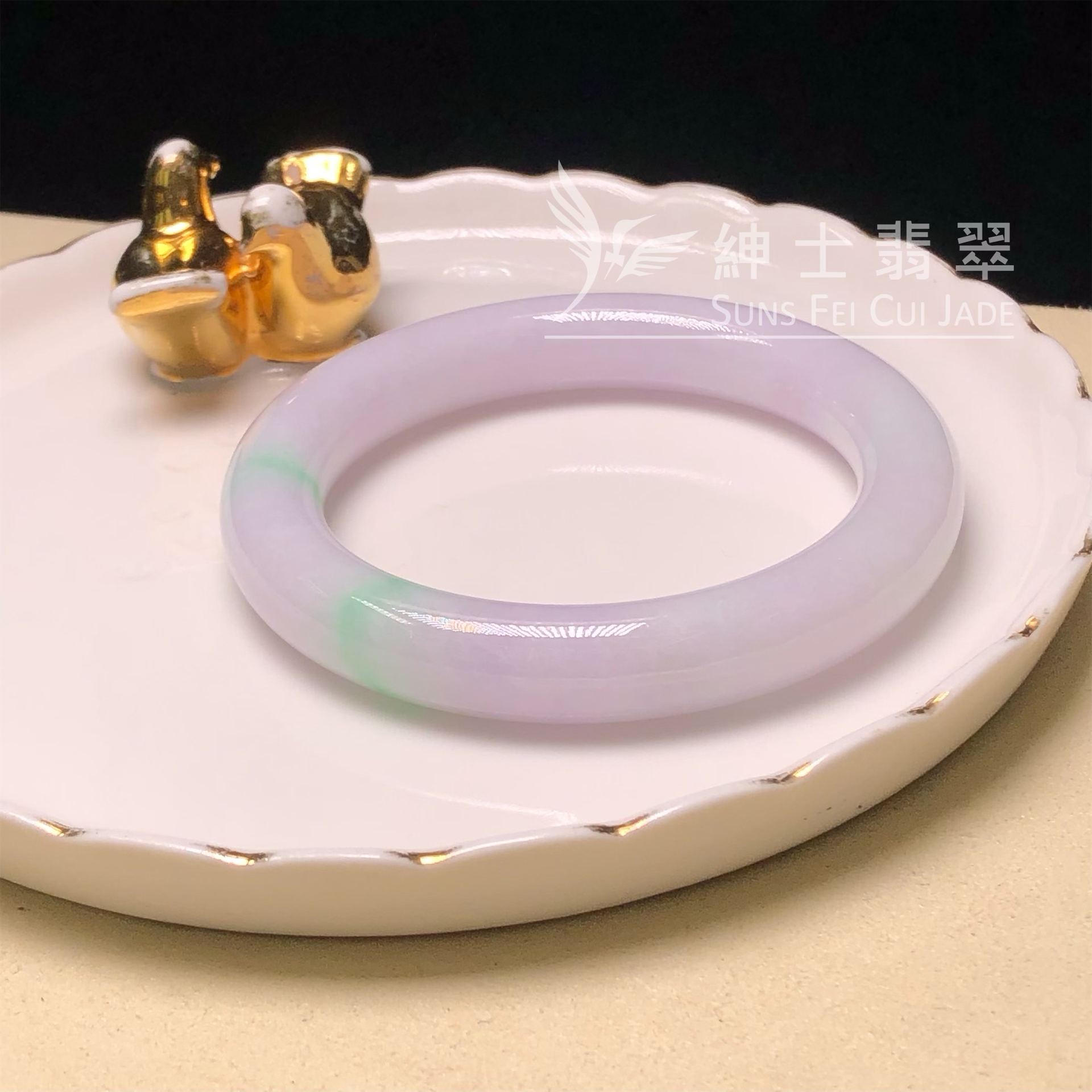 C05548 木那粉紫圓鐲52.8mm