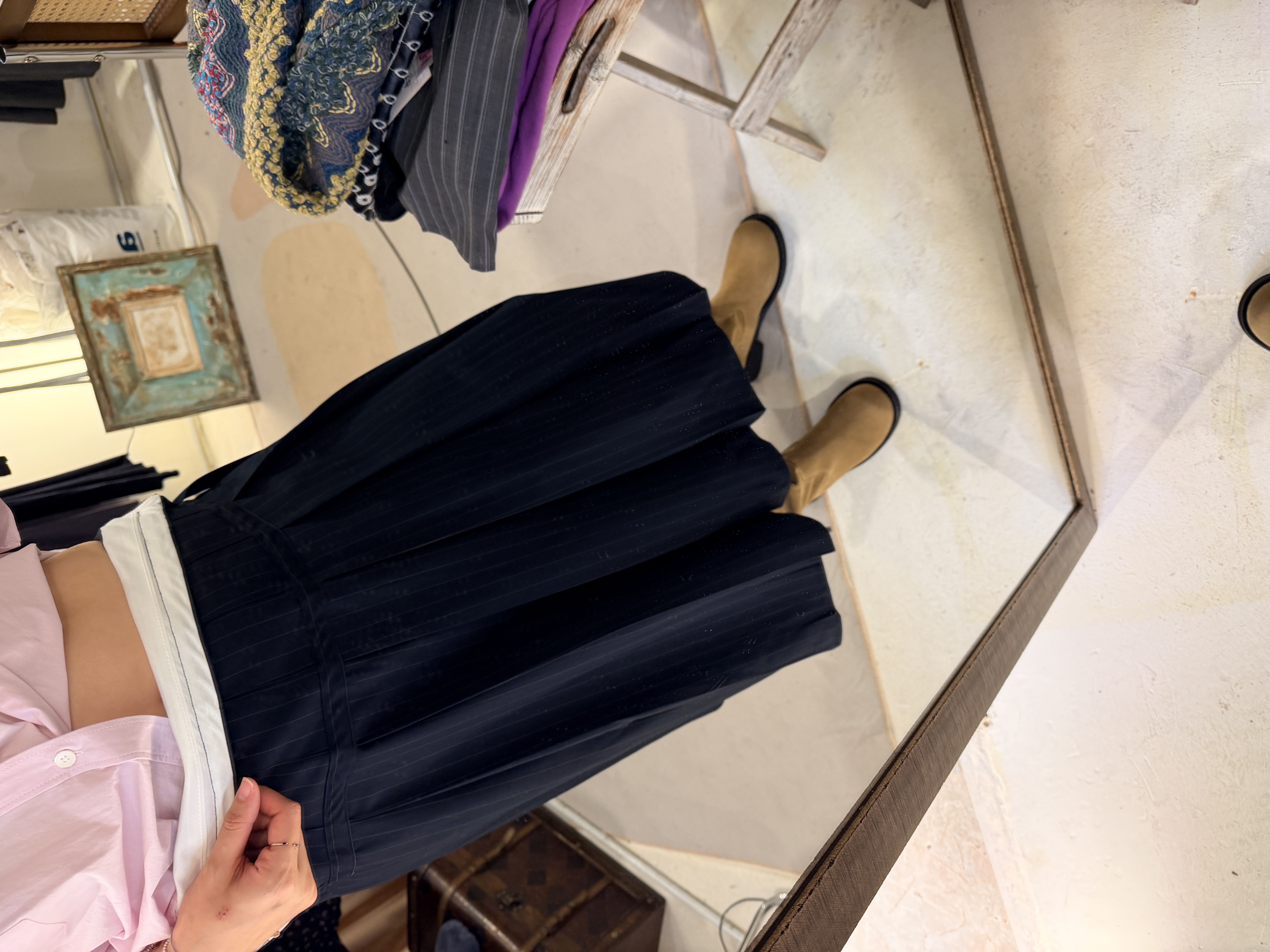 Zipped skirt