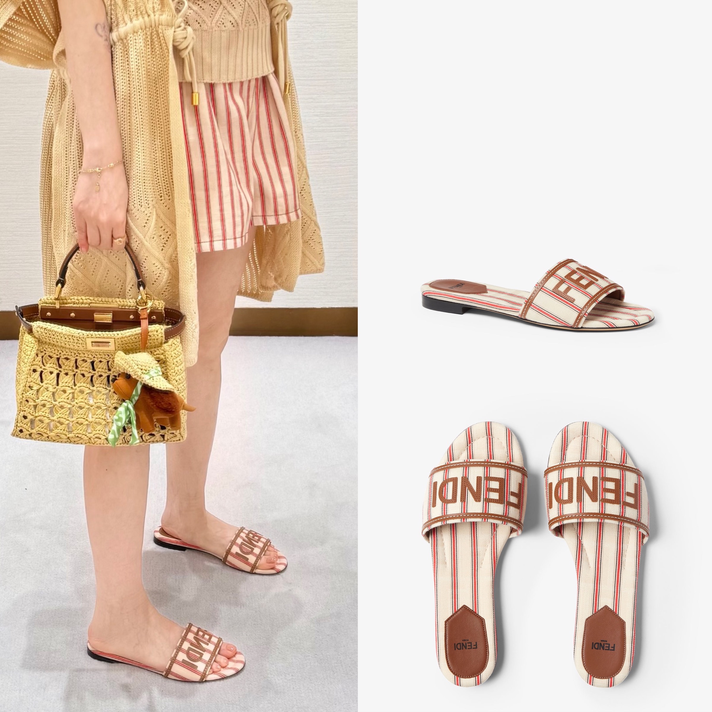 限時優惠✨新款🆕訂貨📮Fendi sunshine slide  Size 36/37-39/40/41