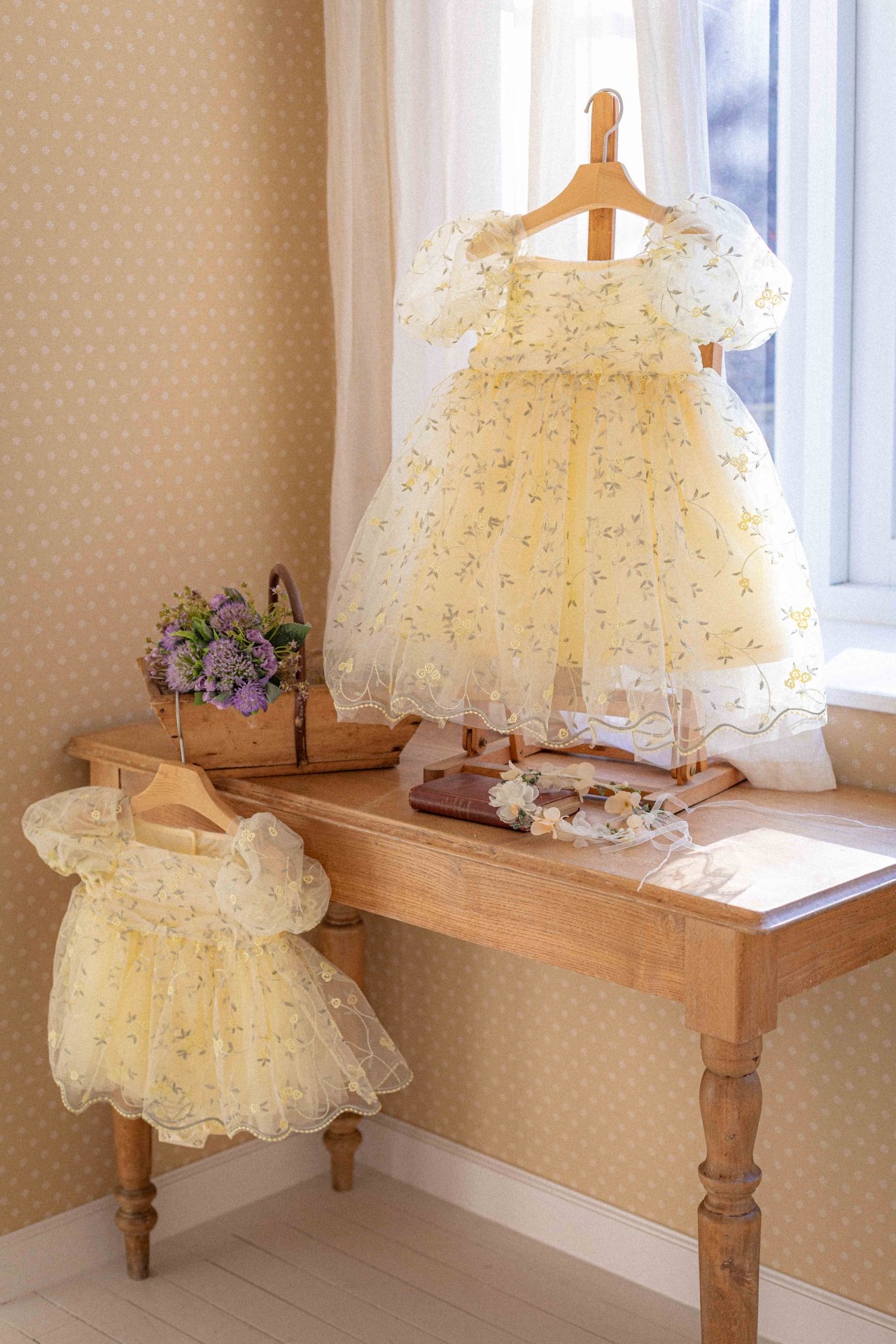 Roslyn Bloom Suit & Roslyn Bloom Dress