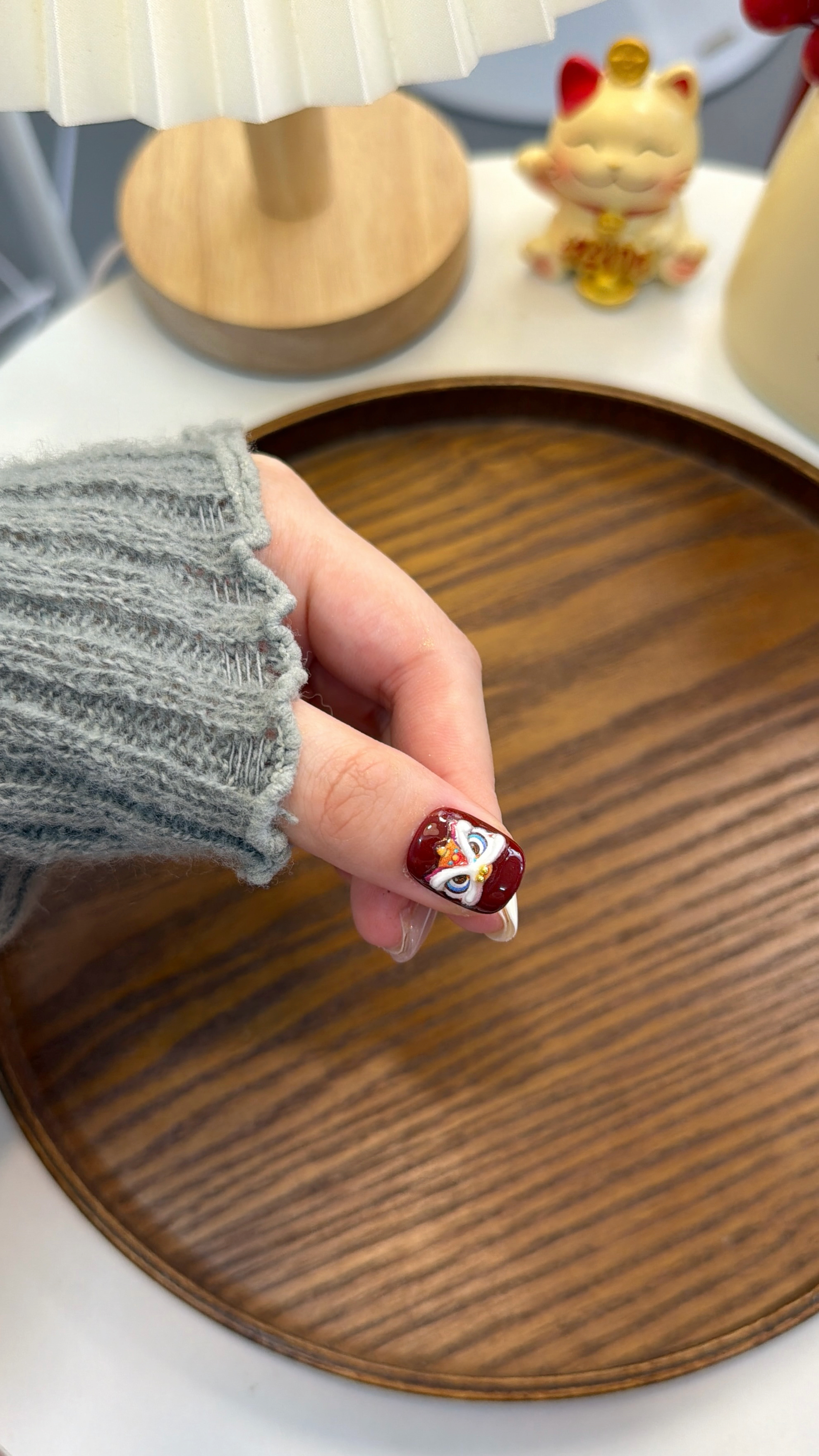 金狮报喜 短方圆