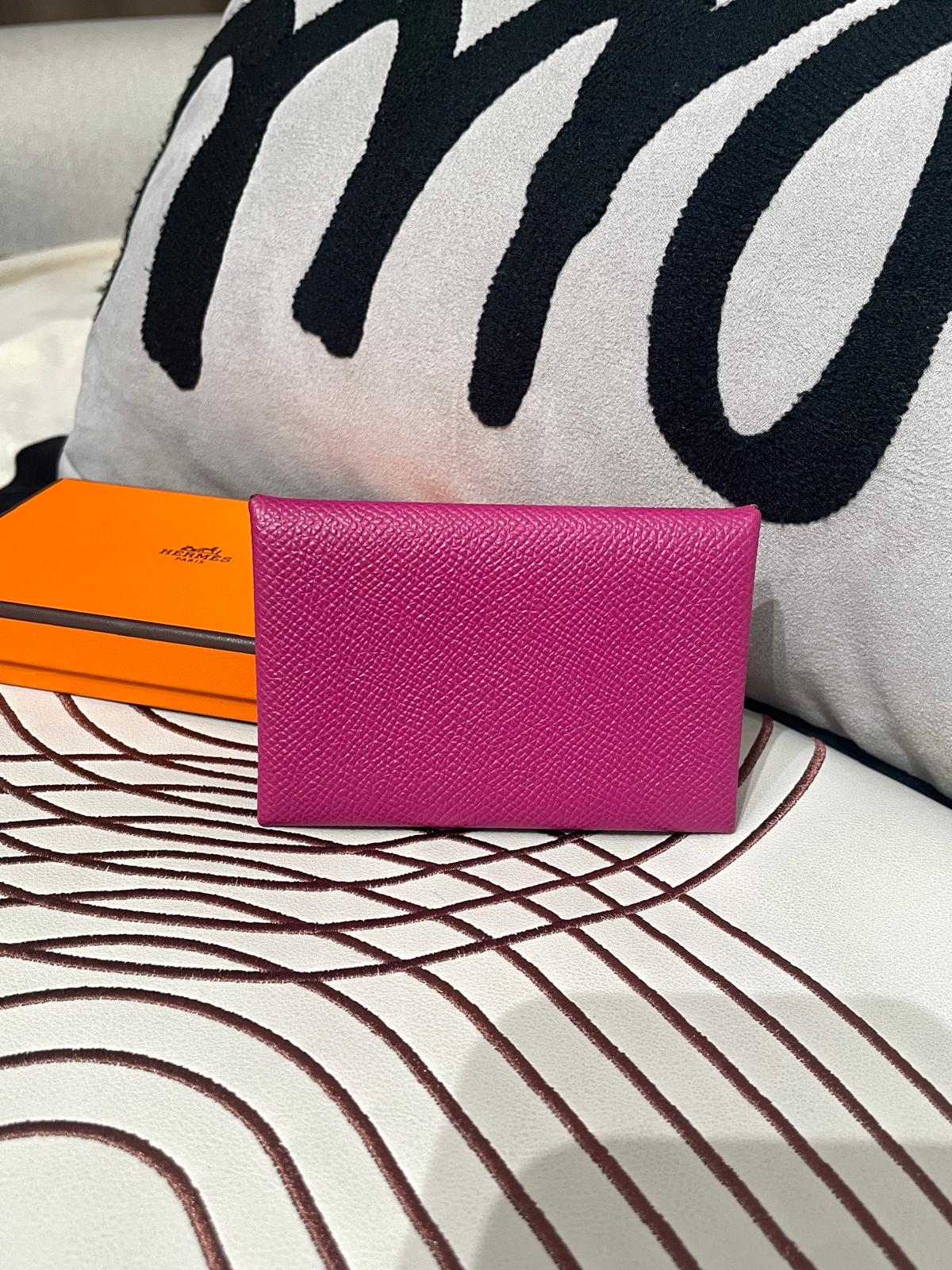 未使用品 Hermes calvi card holder 100%Authentic, Unused 未使用品 ✅Box