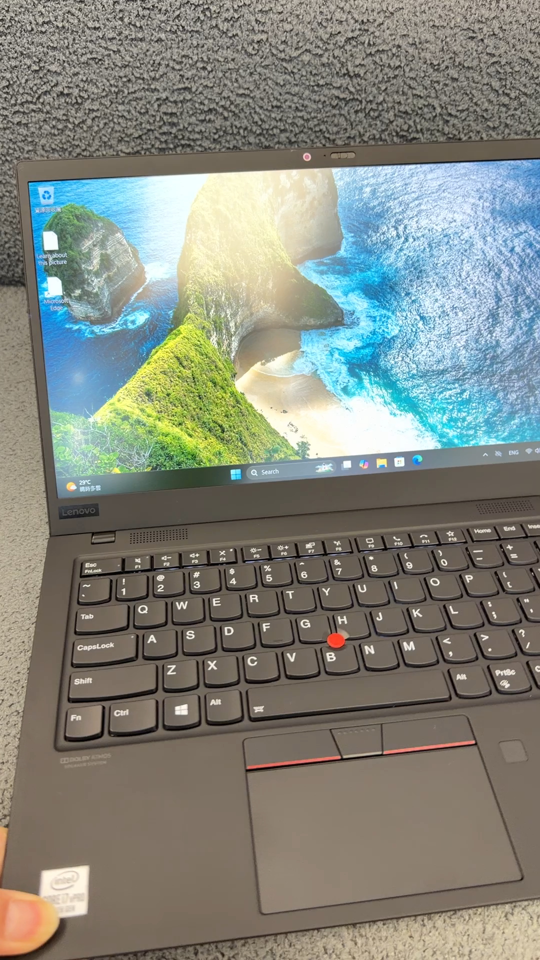 #4754 Lenovo X1 Carbon 10代 cpu i7 10610u/16 gb ram 512gb ram/ X1c x1 gen8 