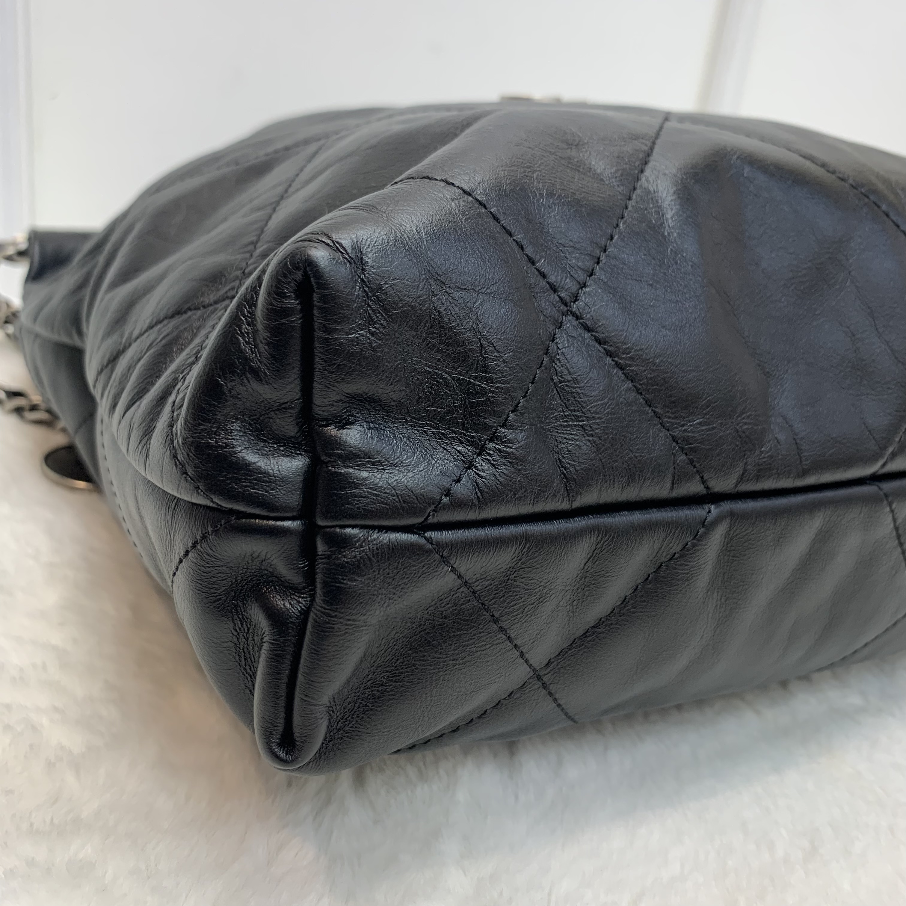 Chanel 22bag 黑色銀扣