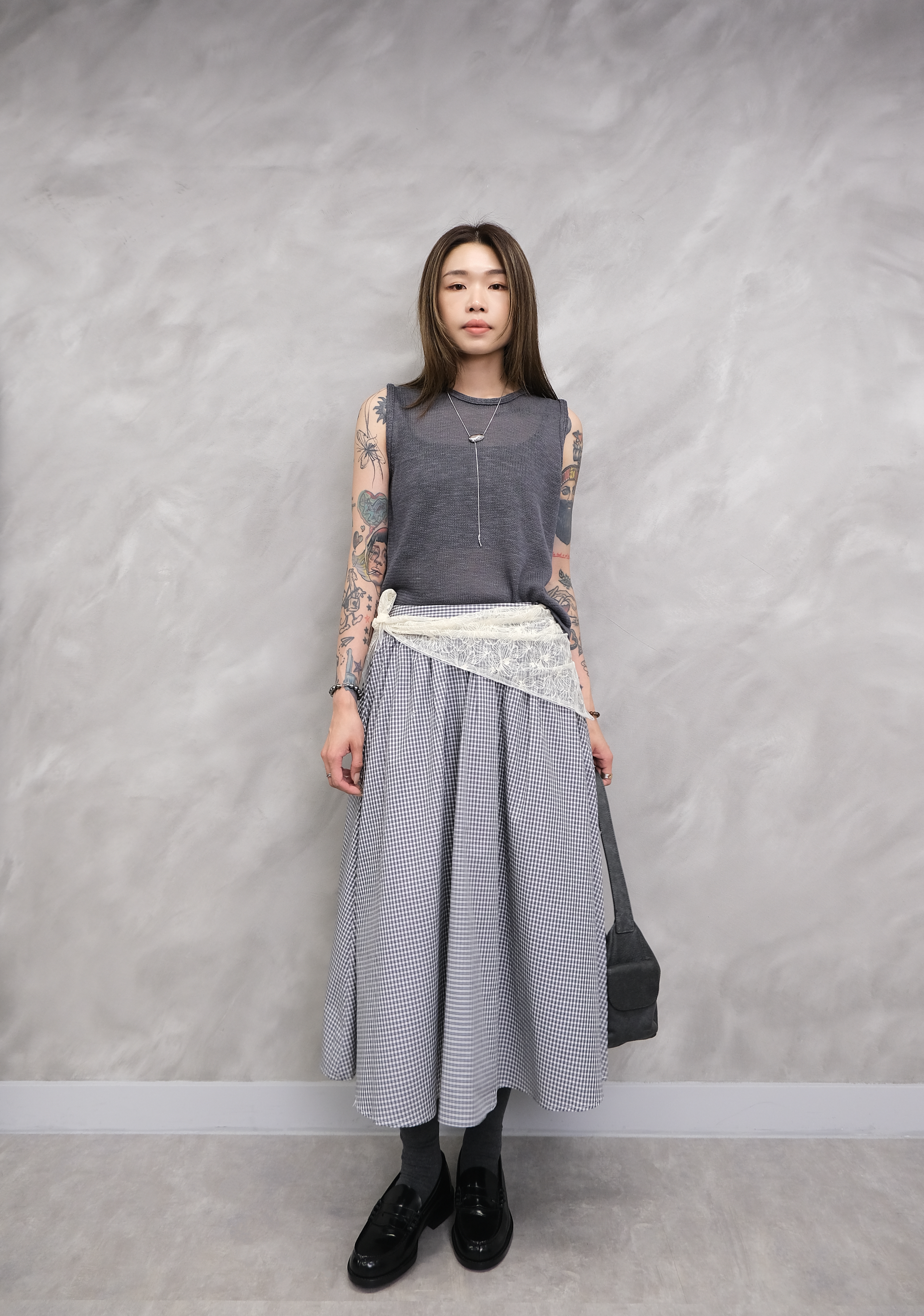 Basic knit vest #top144