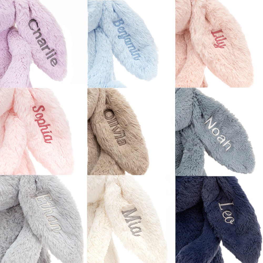 Jellycat Personalized Bashful Bunny Medium 訂製兔兔