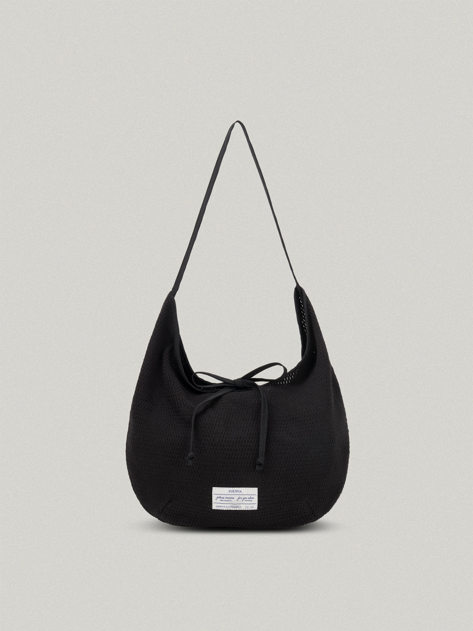 LEGER MESH ECO BAG (IVORY/ BLACK)