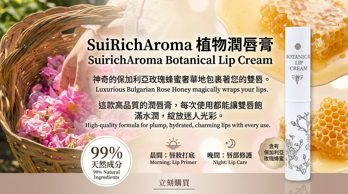 SuiRichAroma 植物潤唇膏