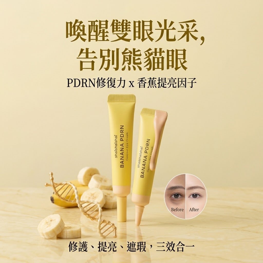 【預訂】Shaishaishai PDRN修護遮瑕眼霜 15g
