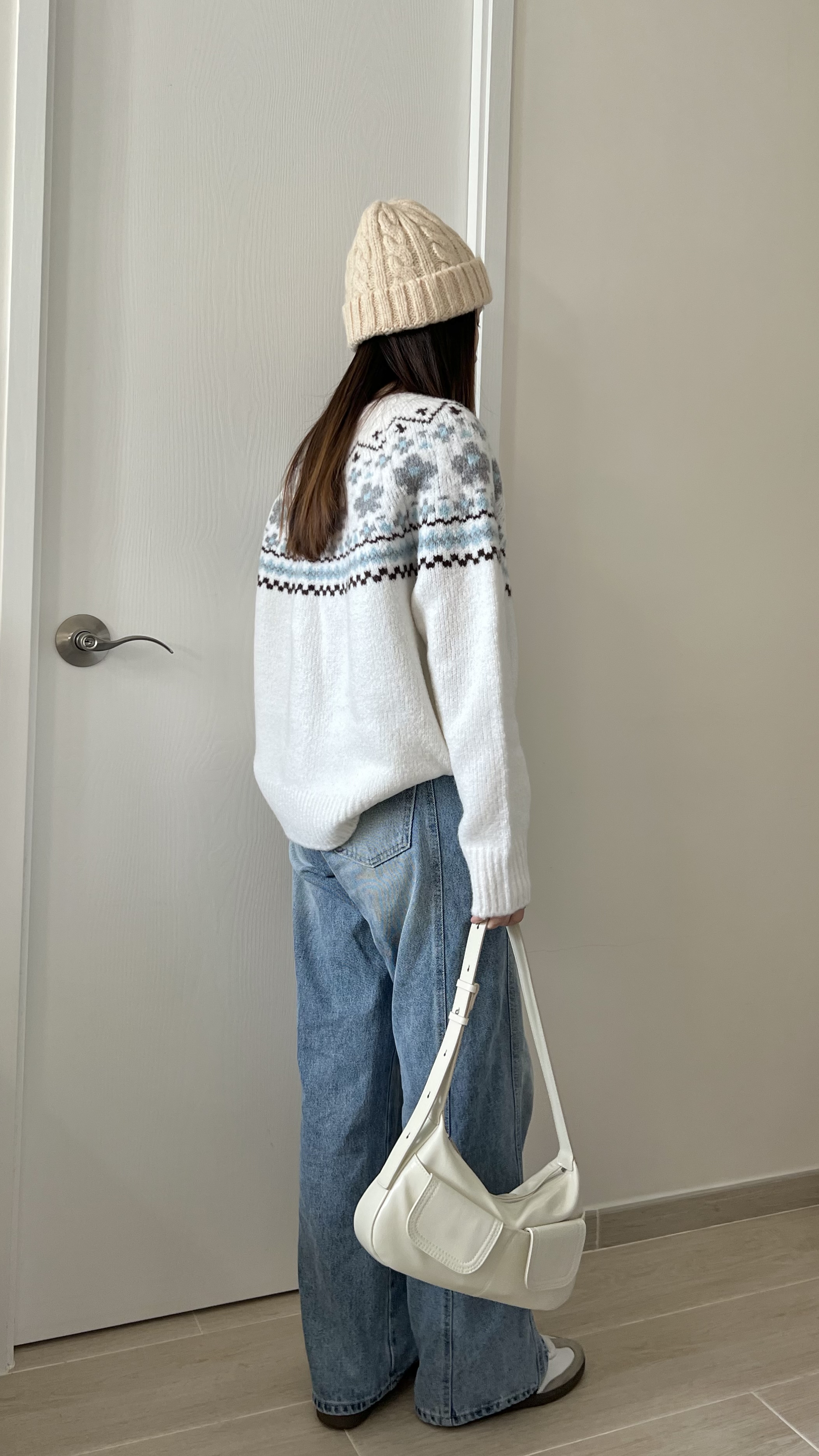 氛圍感圖騰冷衫 現貨