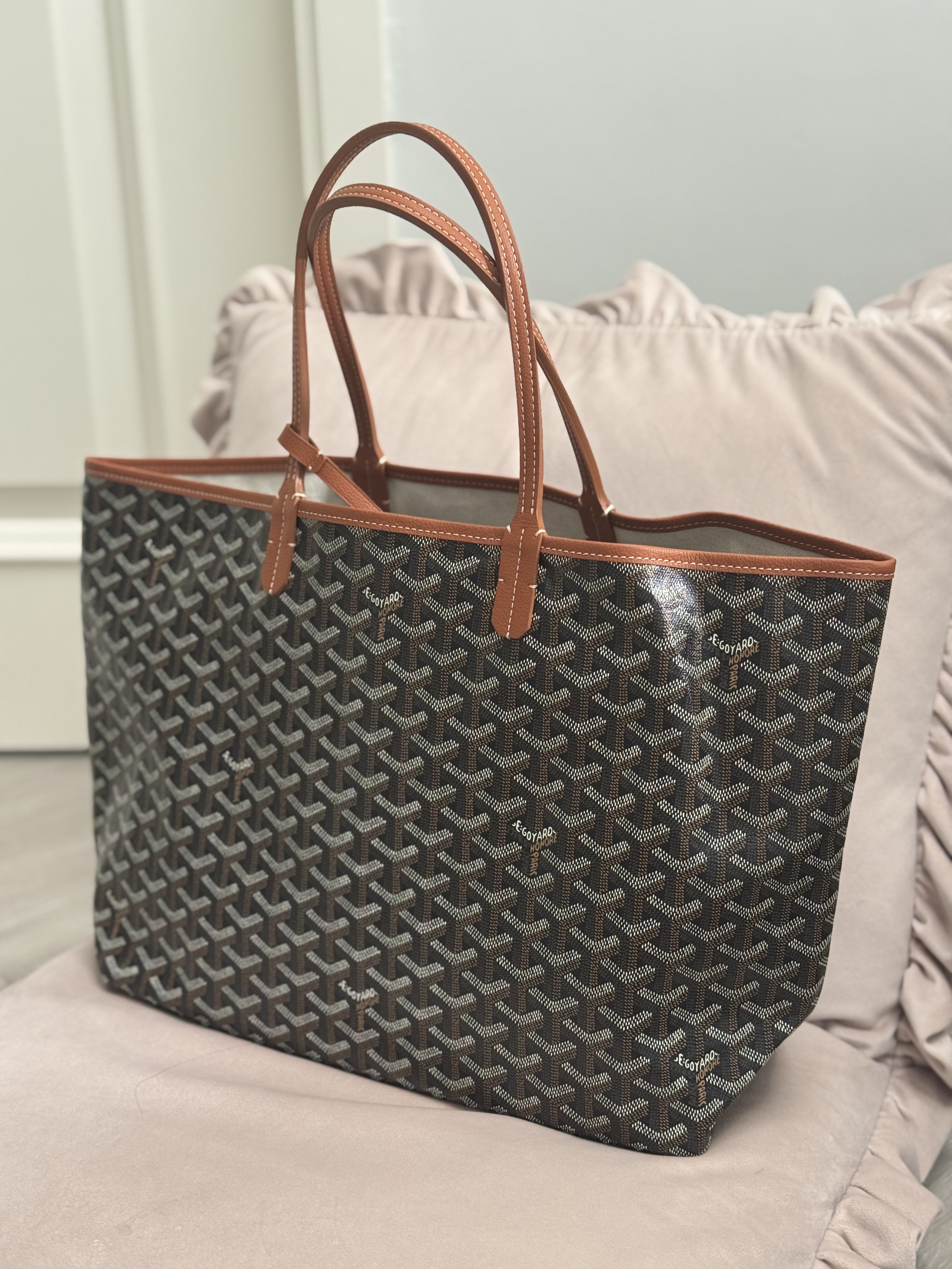未使用品 Goyard St. Louis Tote Bag-PM Size
