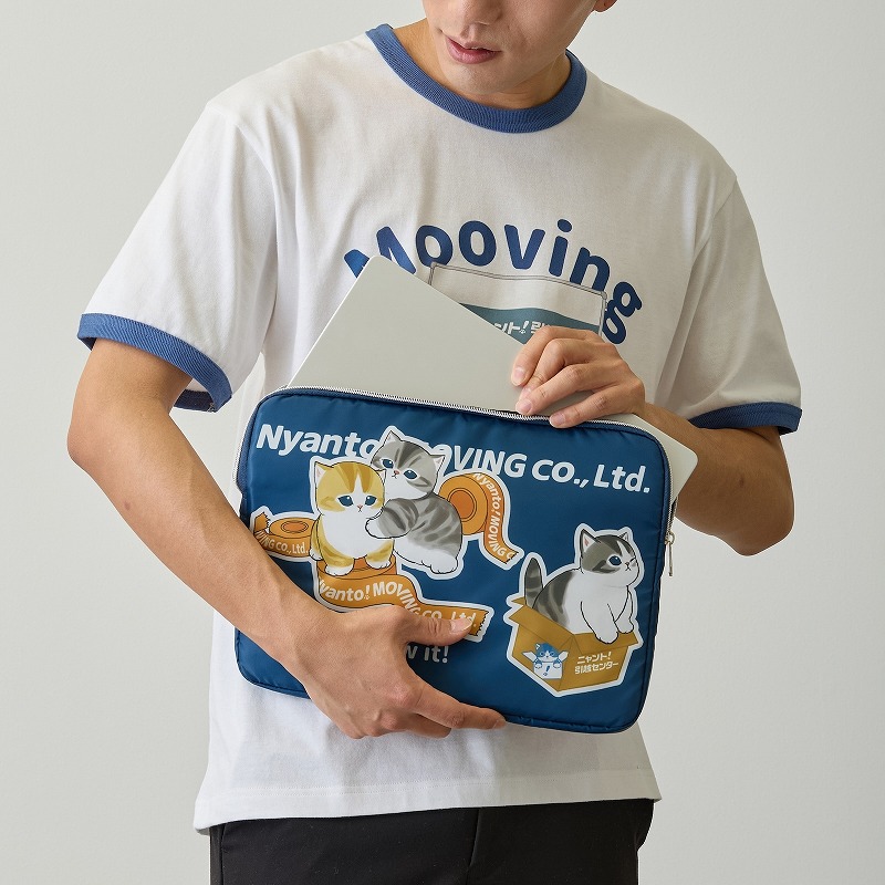 日本預訂📍日本Mofusand得意搬屋公司造型系列 - 平板電腦/多用收納袋 13/3日本開售