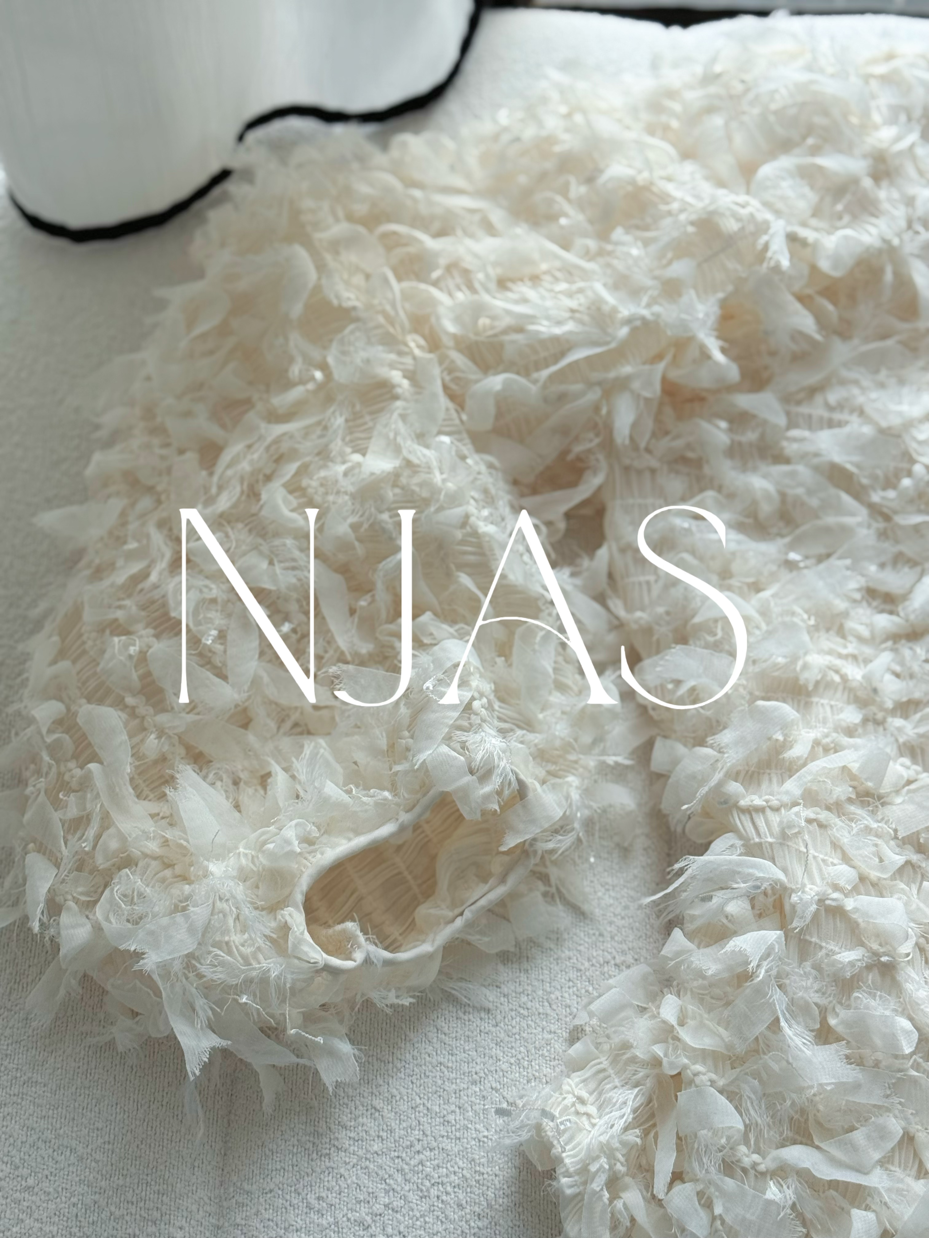 Elegant chiffon lace ribbon cardi