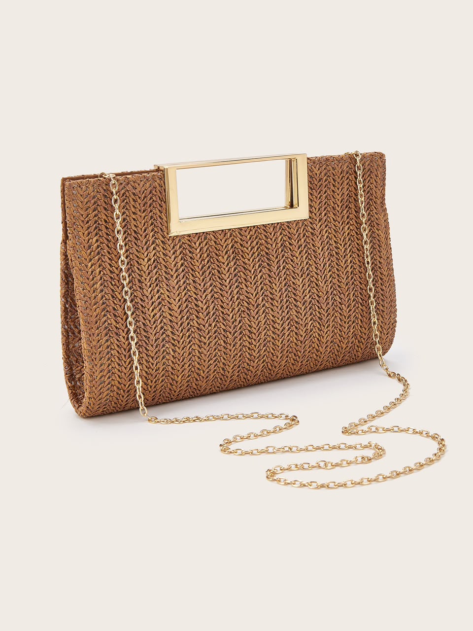 6366 Sienna Woven Clutch Bag