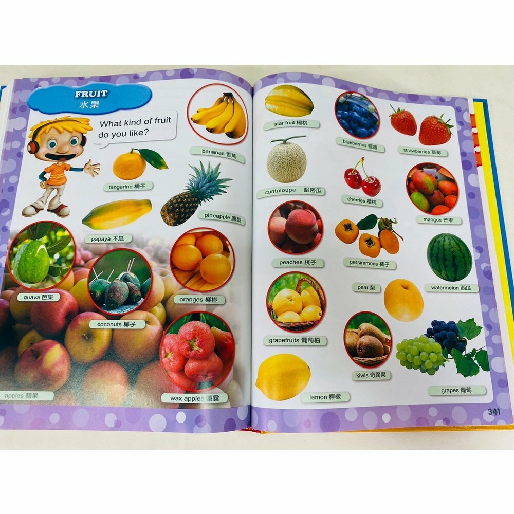 會說話的英漢圖典3000字 1巨冊 (7-12歲) -1套 現貨