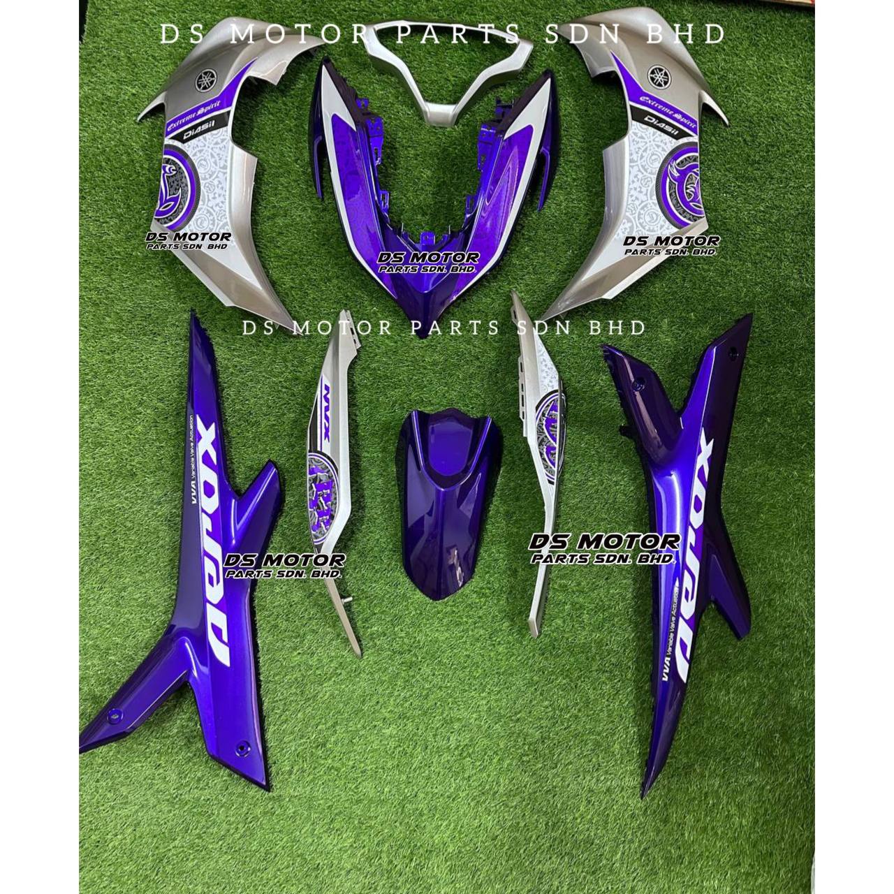 Yamaha Cover Set NVX V2 Merah Batik / Biru Batik / Purple Batik