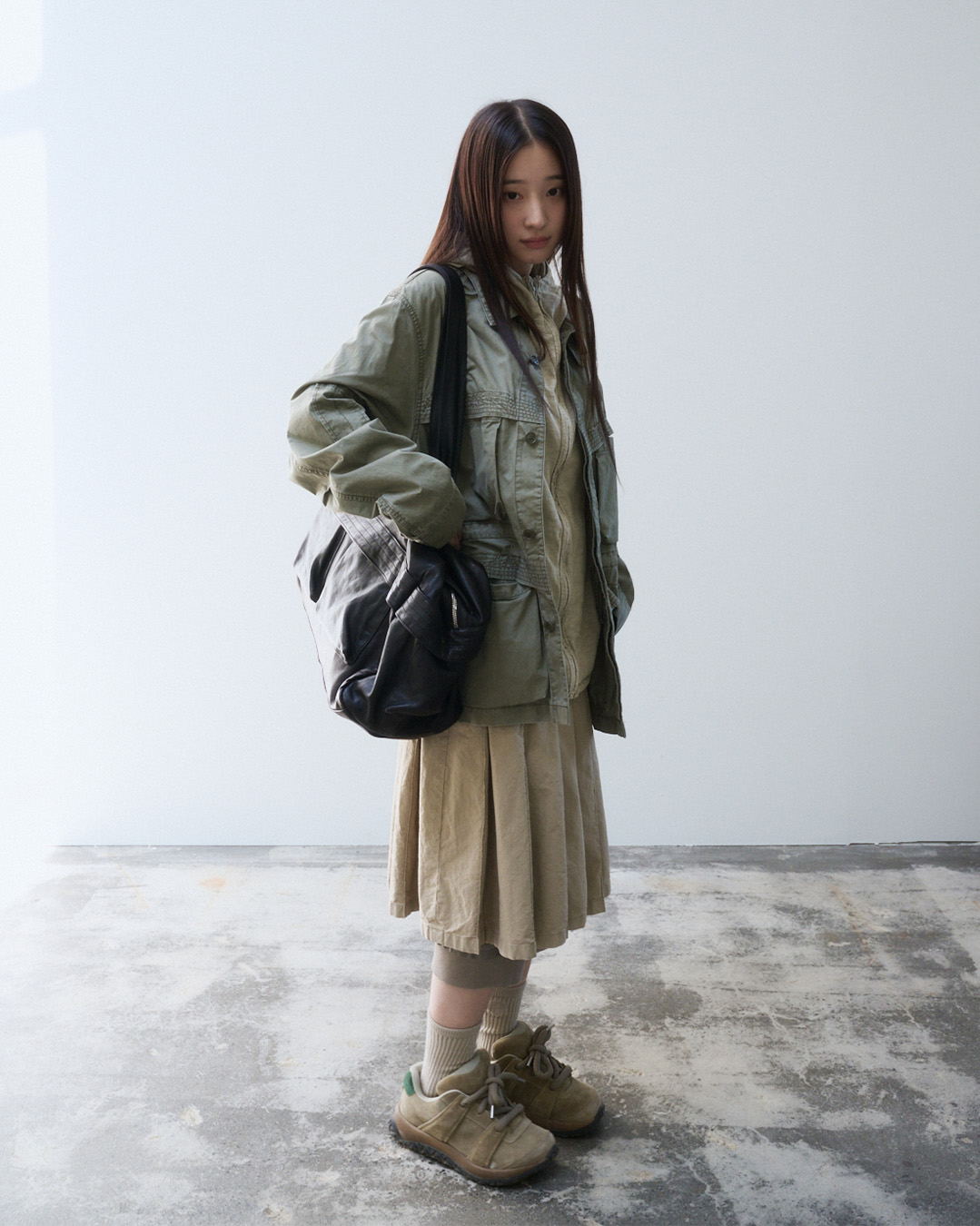 999HUMANITY - ADVENTURE WASHED WORK JACKET (KHAKI)
