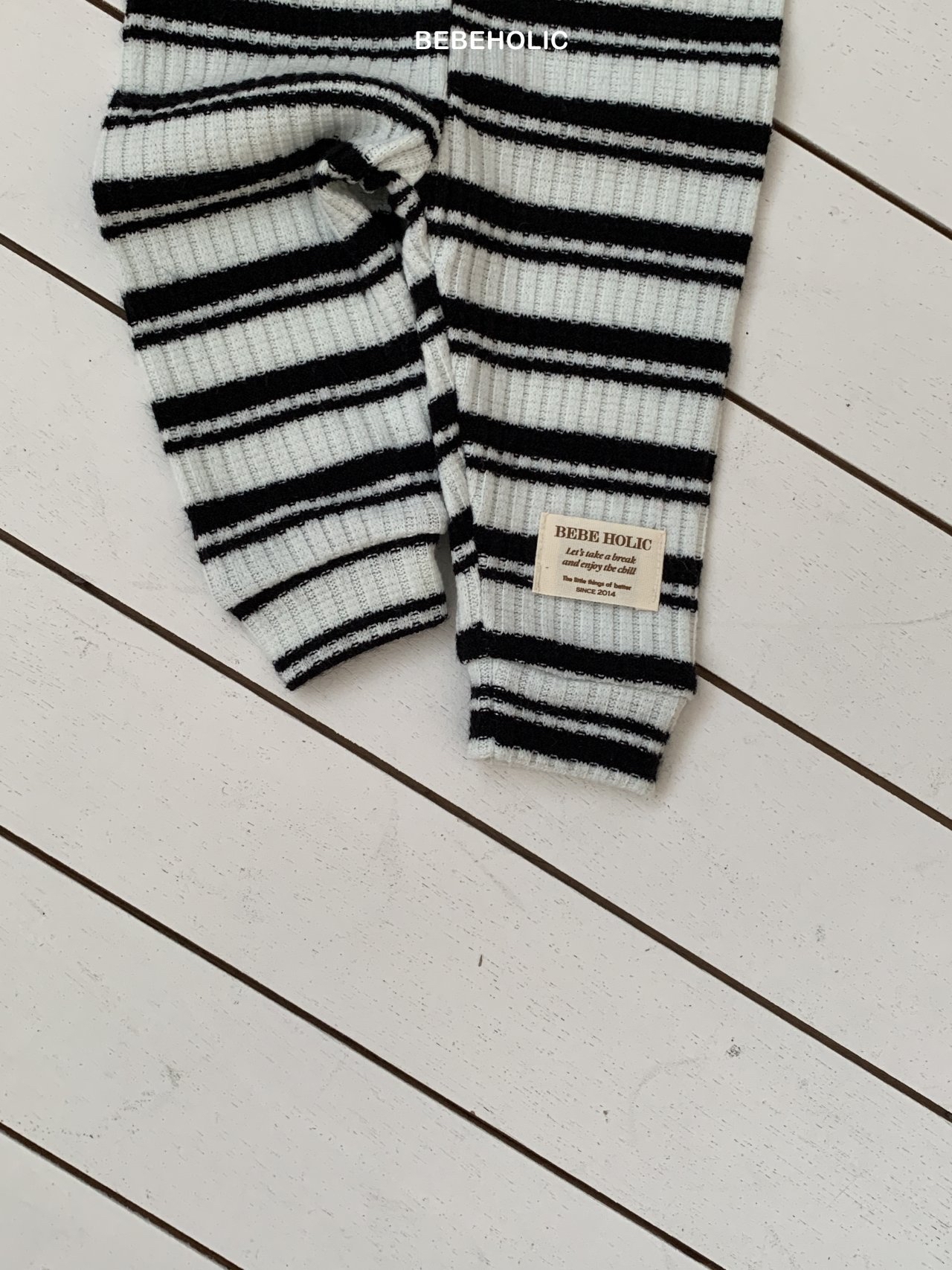 🌸預訂 韓國直送🌸🇰🇷BEBEHOLIC三色撞色條紋吊帶褲