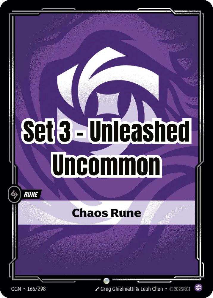 Unleashed - Uncommen - Chaos Rune (Set 3)