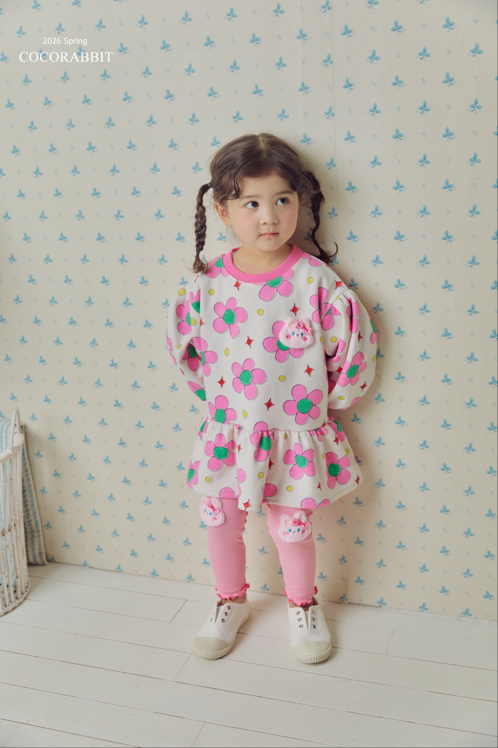 花花兔仔連身裙 / 兔仔 Legging