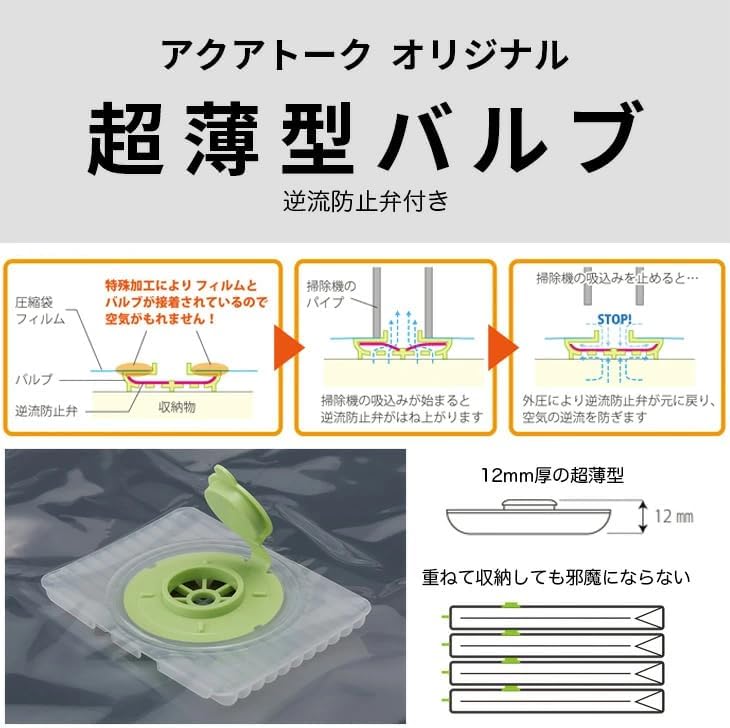 🔥🔥【日本製《AQUATALK》立體防漏被鋪真空壓縮袋】