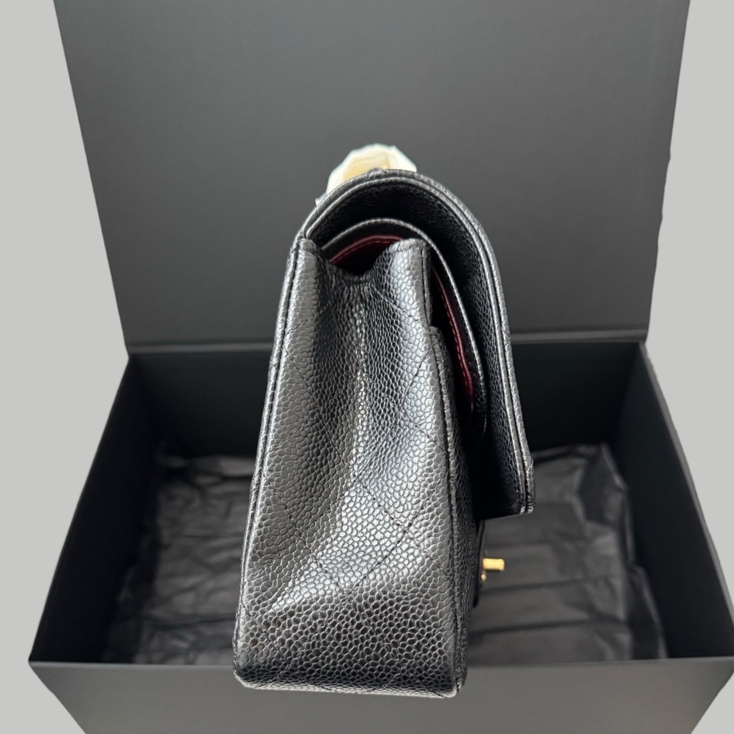 Chanel Caviar CF25 荔枝枝金扣