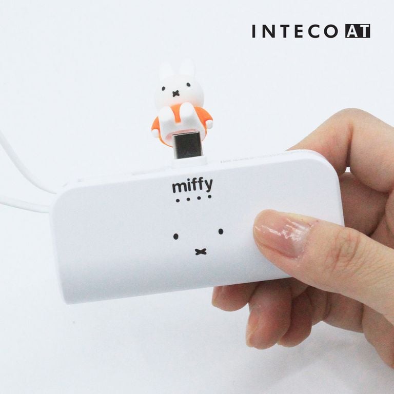 救救3小兔B行動 新登場 [韓國直送] INTECO Miffy Docking Battery 5000mAH last two