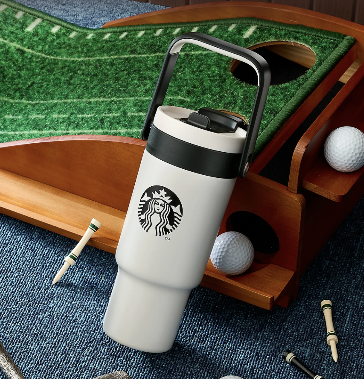 韓國 Starbucks 星巴克 高爾夫球系列 不鏽鋼保溫瓶｜Golf Luffy Tumbler 710ml