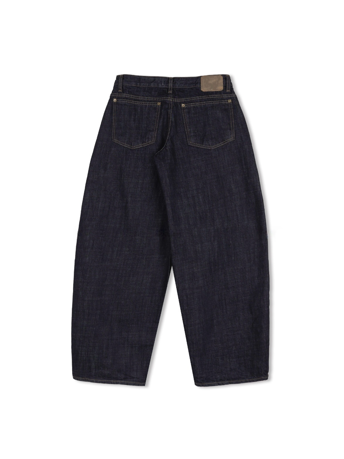 Raw Low Wide Denim Pants