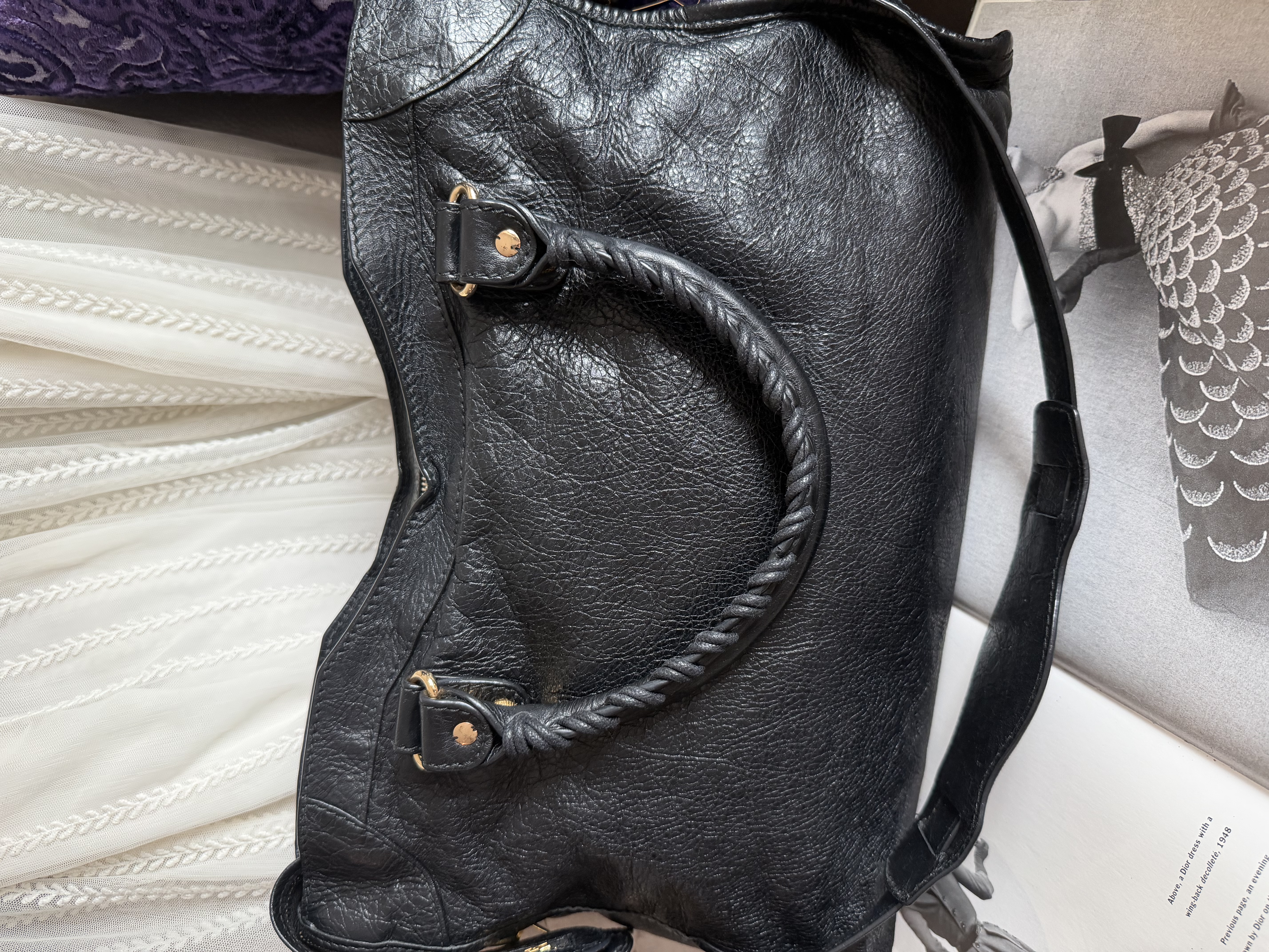 Balenciaga giant 12 gold black classic city 