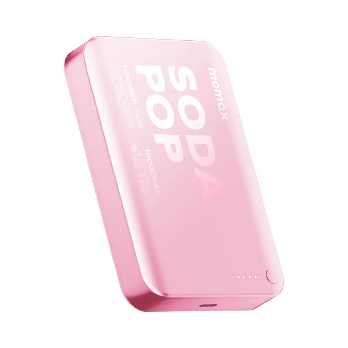Momax 1-Power Pass 10000mAh 磁吸流動電源 (CCC 認證)
