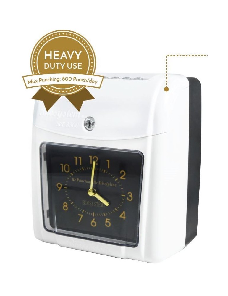 BIOSYSTEM Time Recorder Punch Card Machine BX3300A
