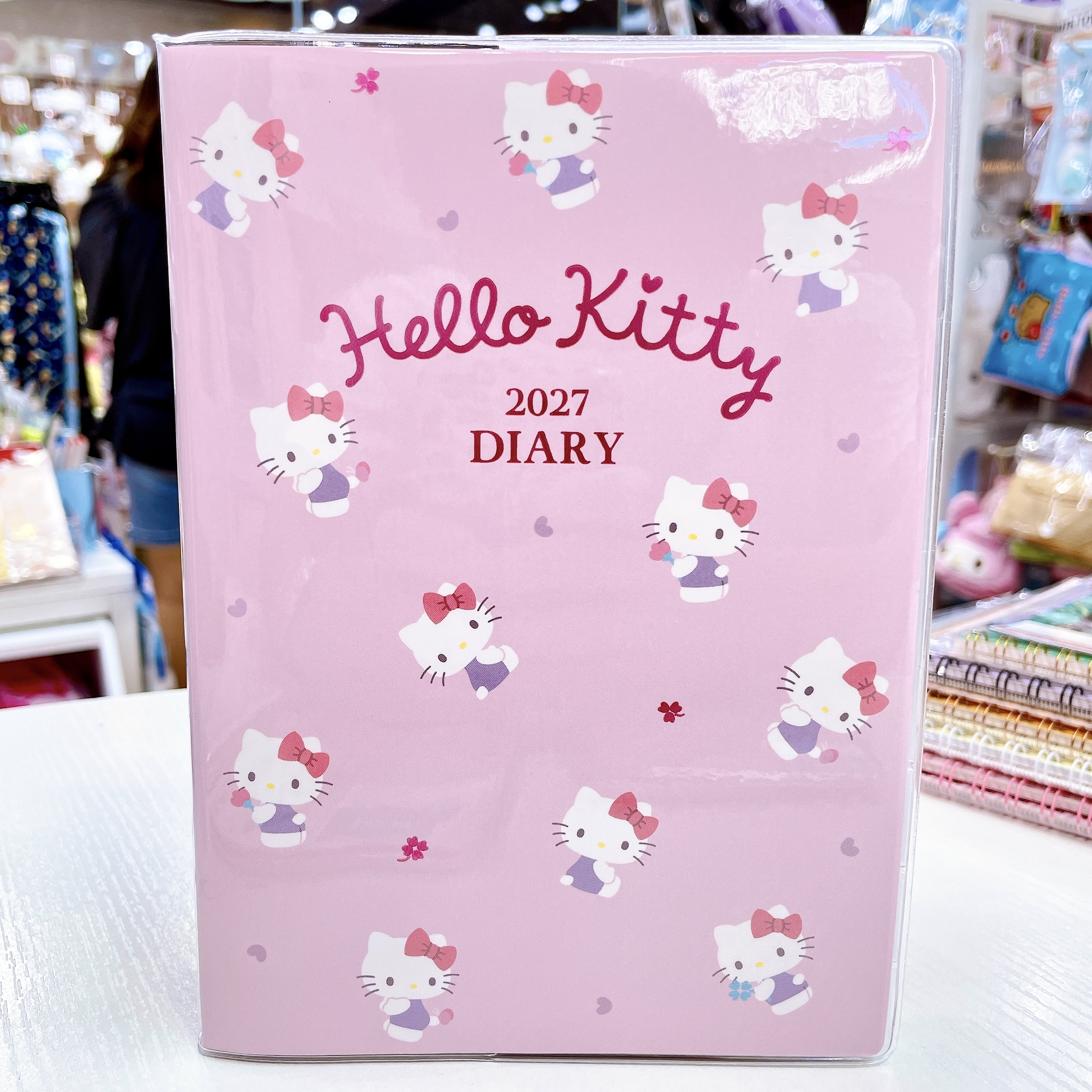 日本直送日本製造 sanrio kitty 2027年schedule book 附送精美貼紙 