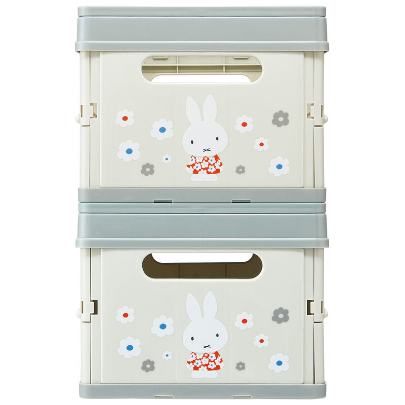 預購 miffy 摺疊膠箱 灰花 643347 （4月貨期）