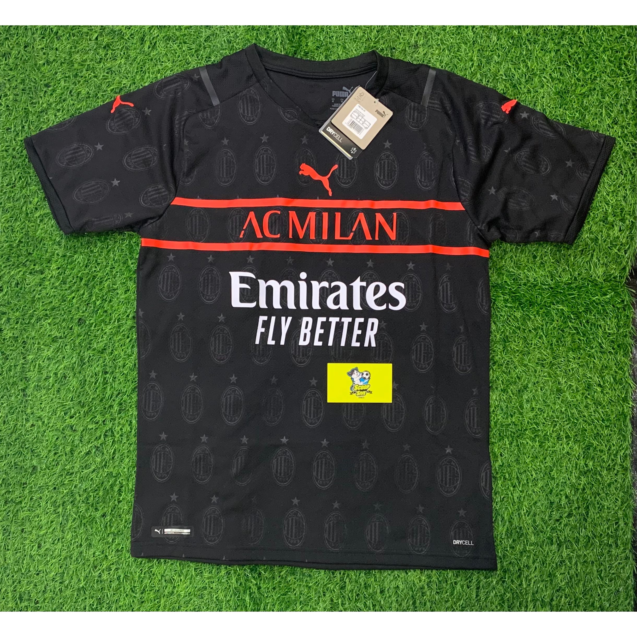 2021-22 AC米蘭 二客 球迷版 短袖 連11 Ibrahimovic 意甲/歐聯fullset