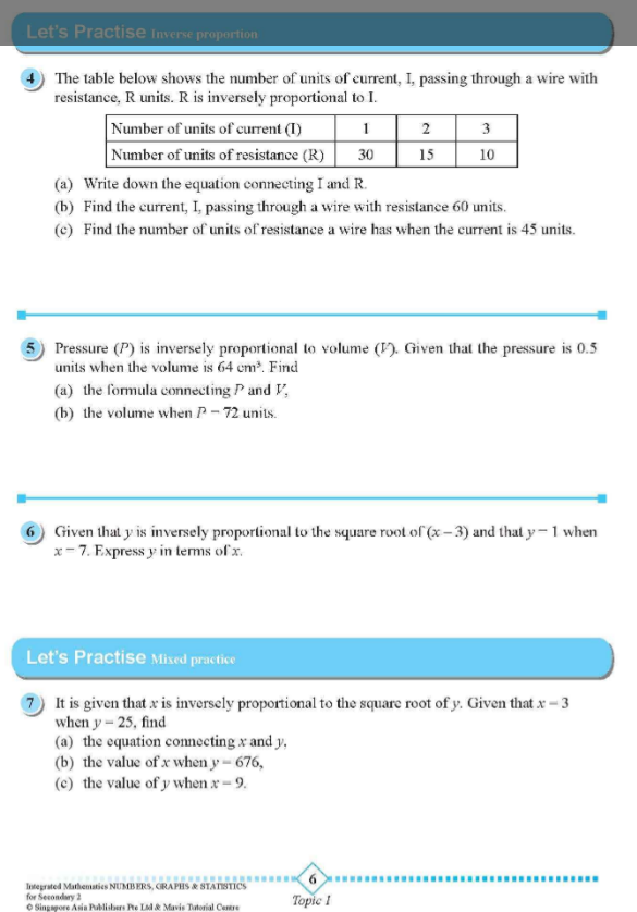 Secondary 2 Integrated Mathematics Numbers, Graphs & Statistics