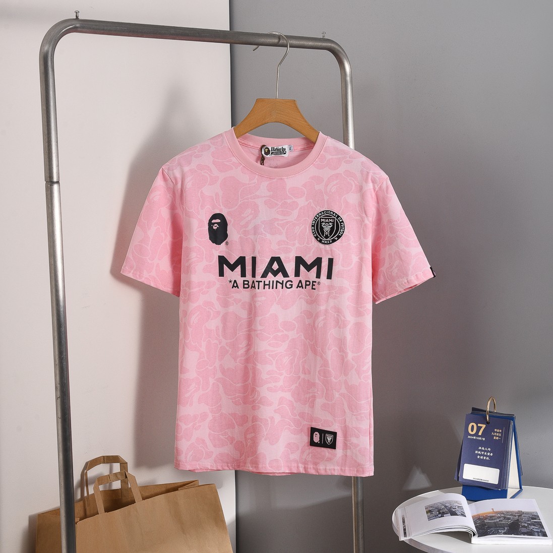 BAPE x Inter Miami CF Camo Tee