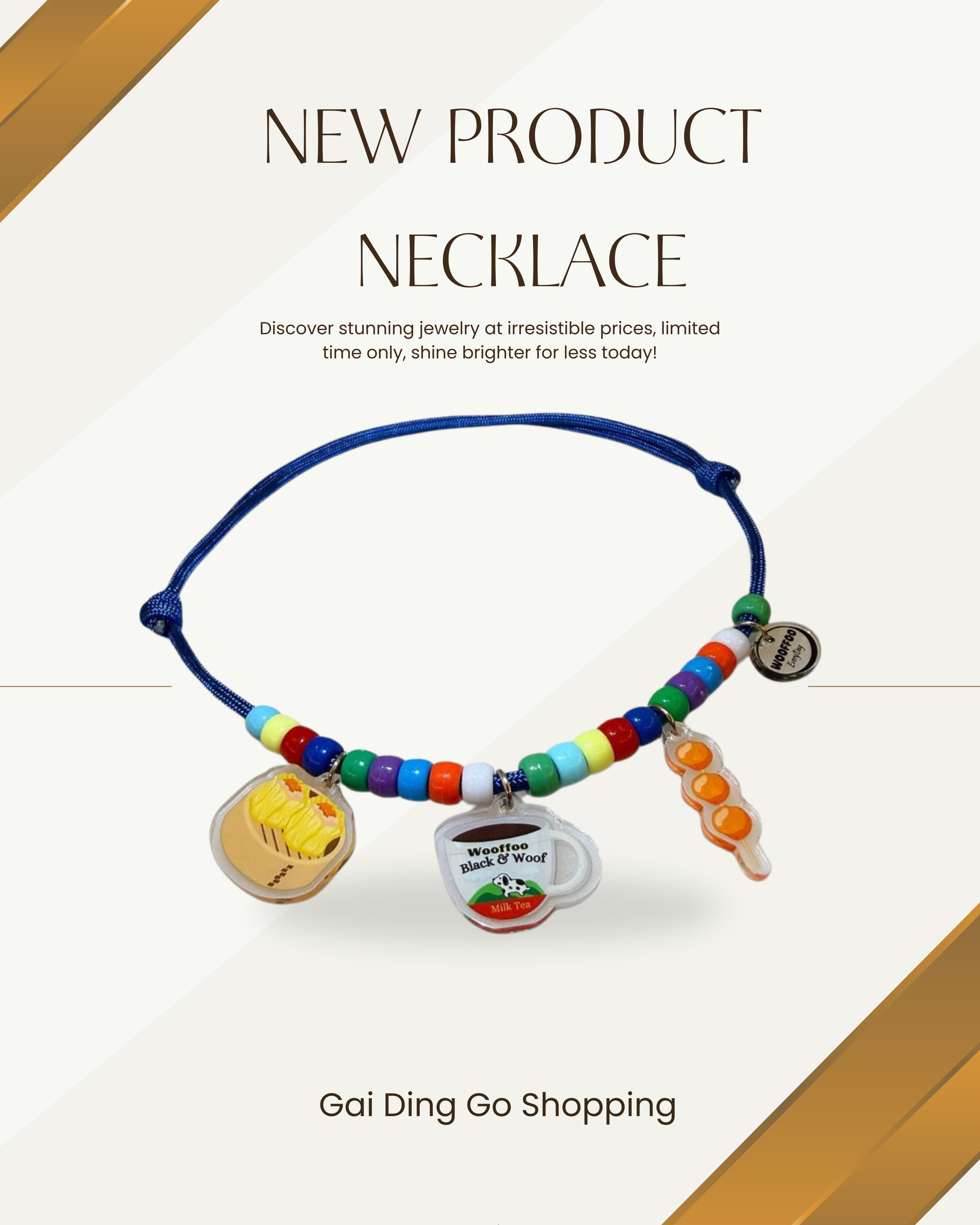 Necklace with charm