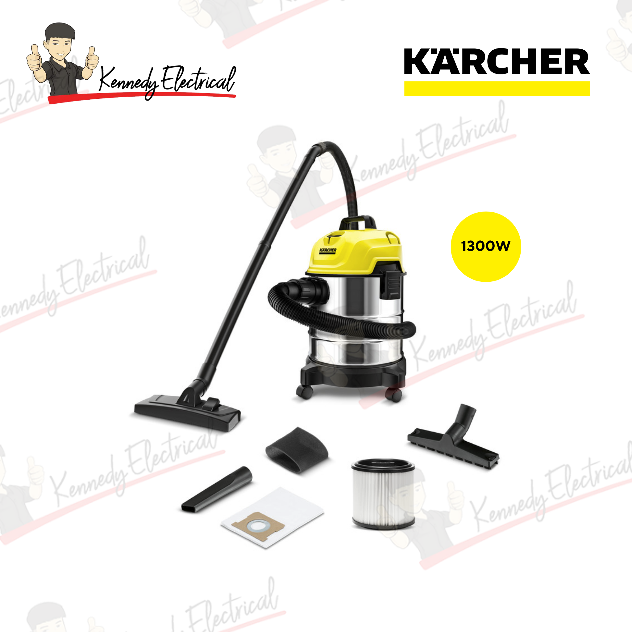 Karcher WD1 S Wet & Dry Vacuum Cleaner (WD1 S)