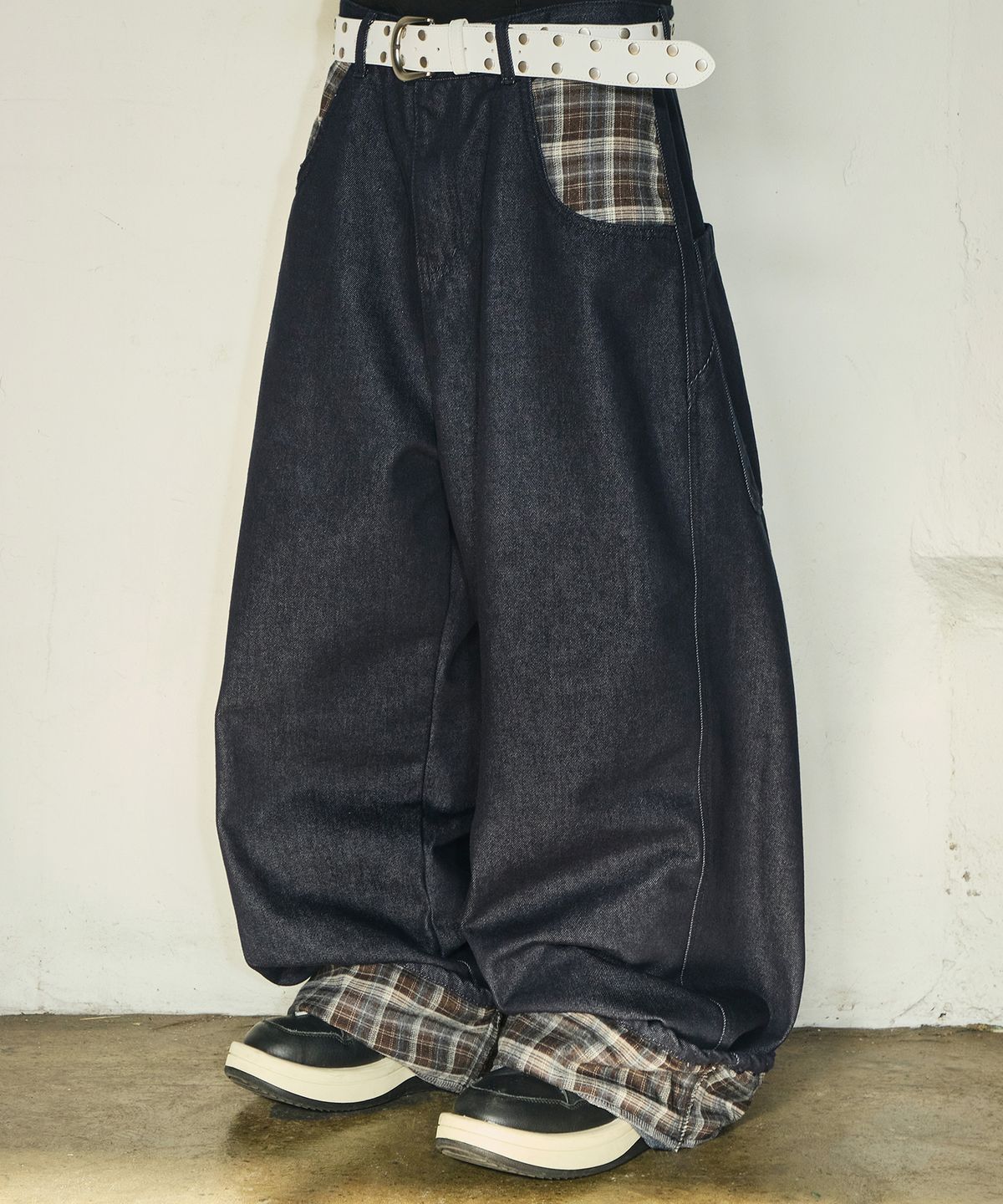 🇰🇷訂購｜SCALLYWAG 26SS｜Roll-up raw denim pants 2色 