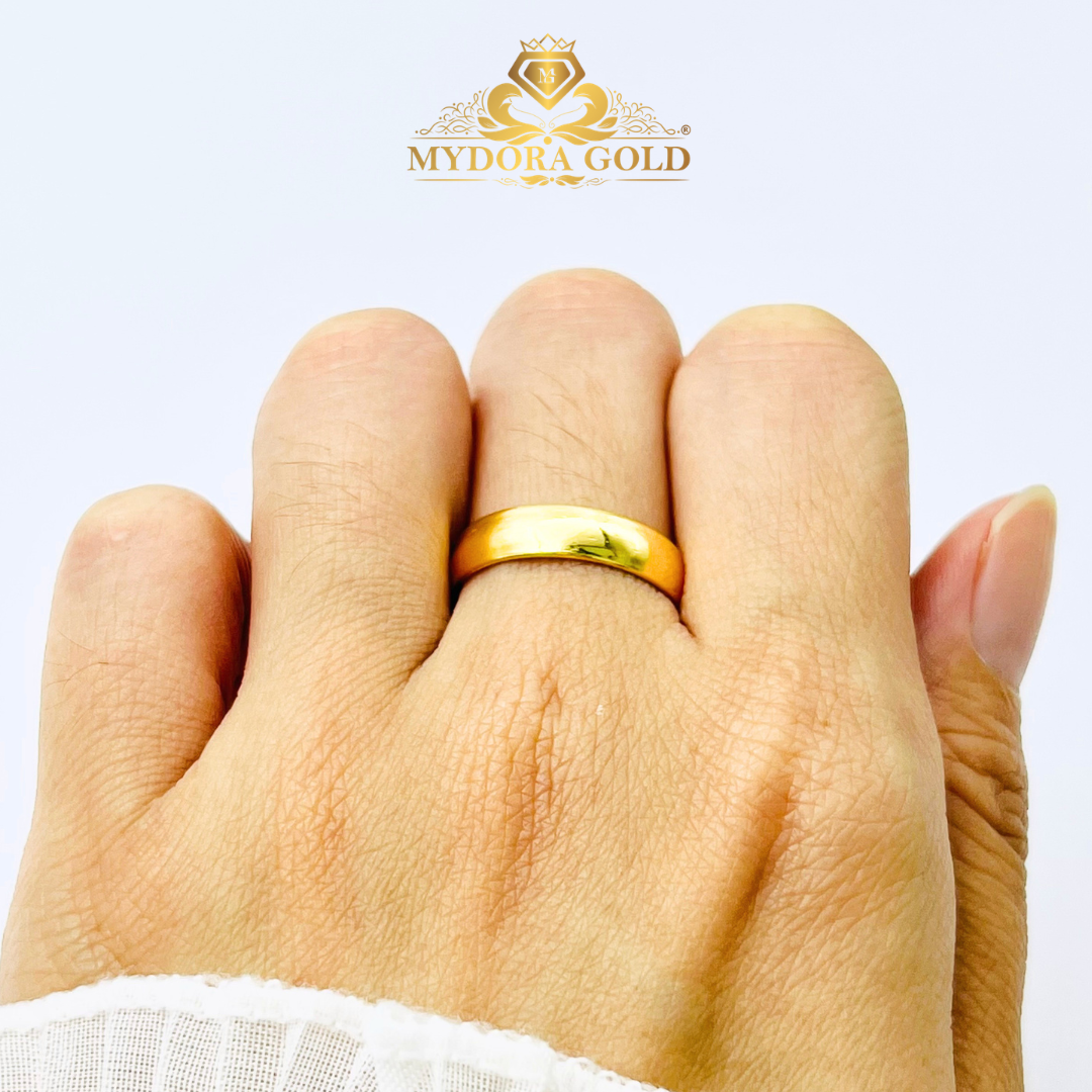 MYDORA Cincin Belah Rotan Licin | Lord of the Ring | EMAS 916/22k