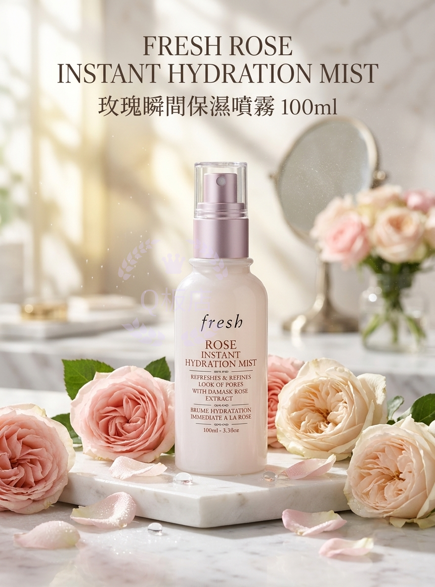 FRESH ROSE INSTANT HYDRATION MIST 玫瑰瞬間保濕噴霧 100ml