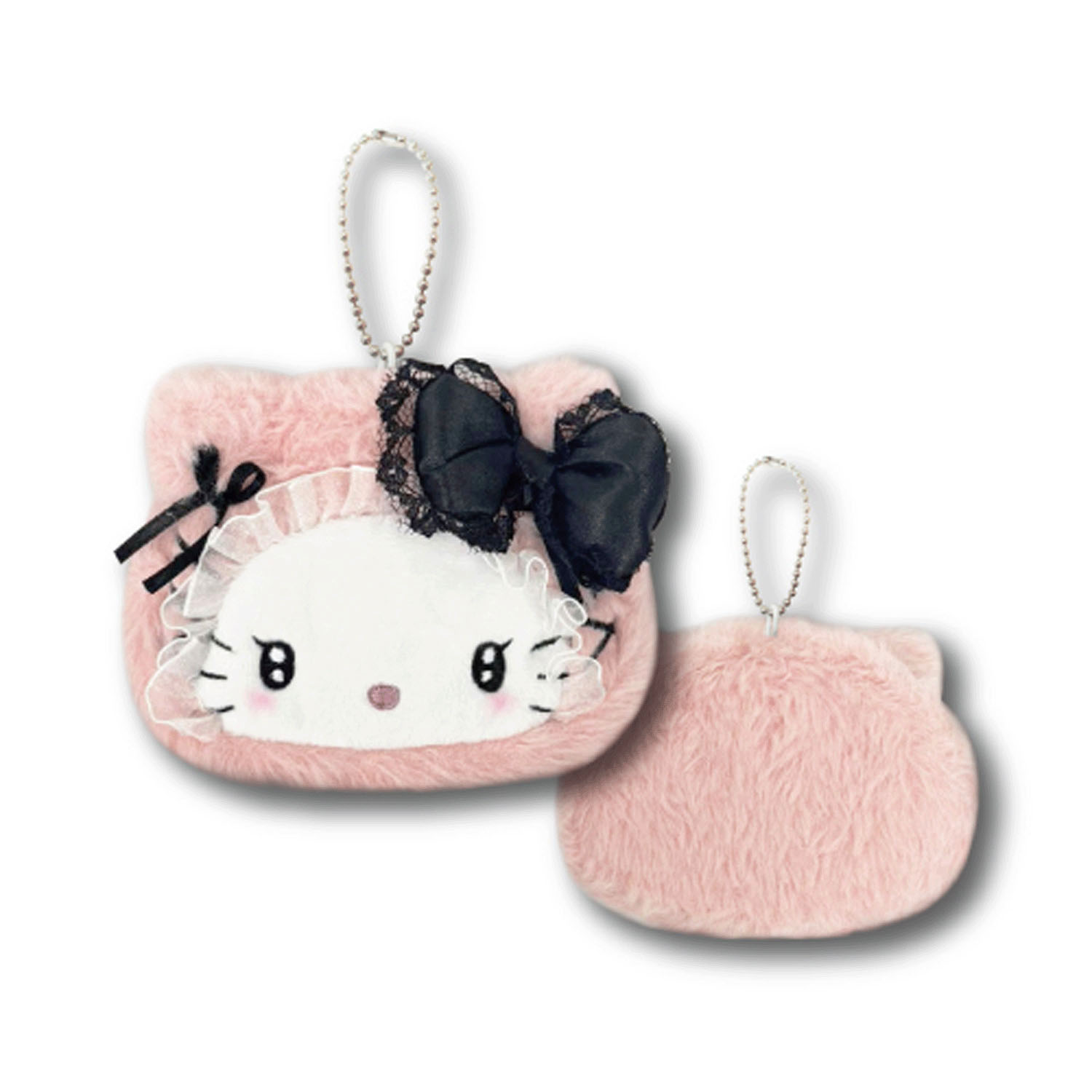 Sanrio - 零錢包掛飾 (粉紅色蕾絲Hello Kitty款)