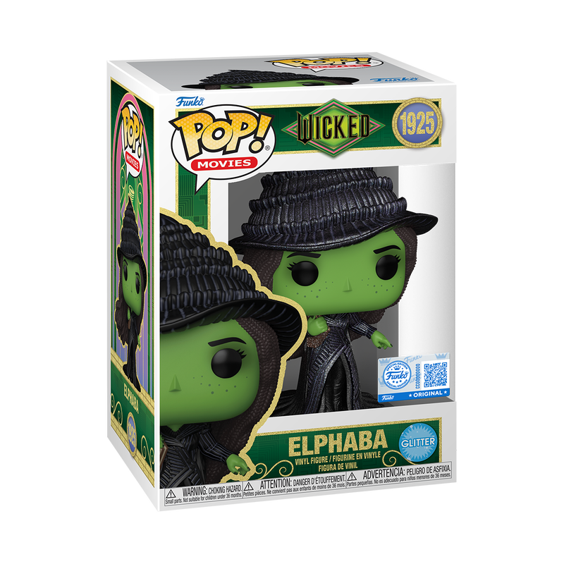📦訂購 美國代購 Funko POP! WICKED Elphaba with Grimmerie (Glitter) Figure 魔法壞女巫 模型