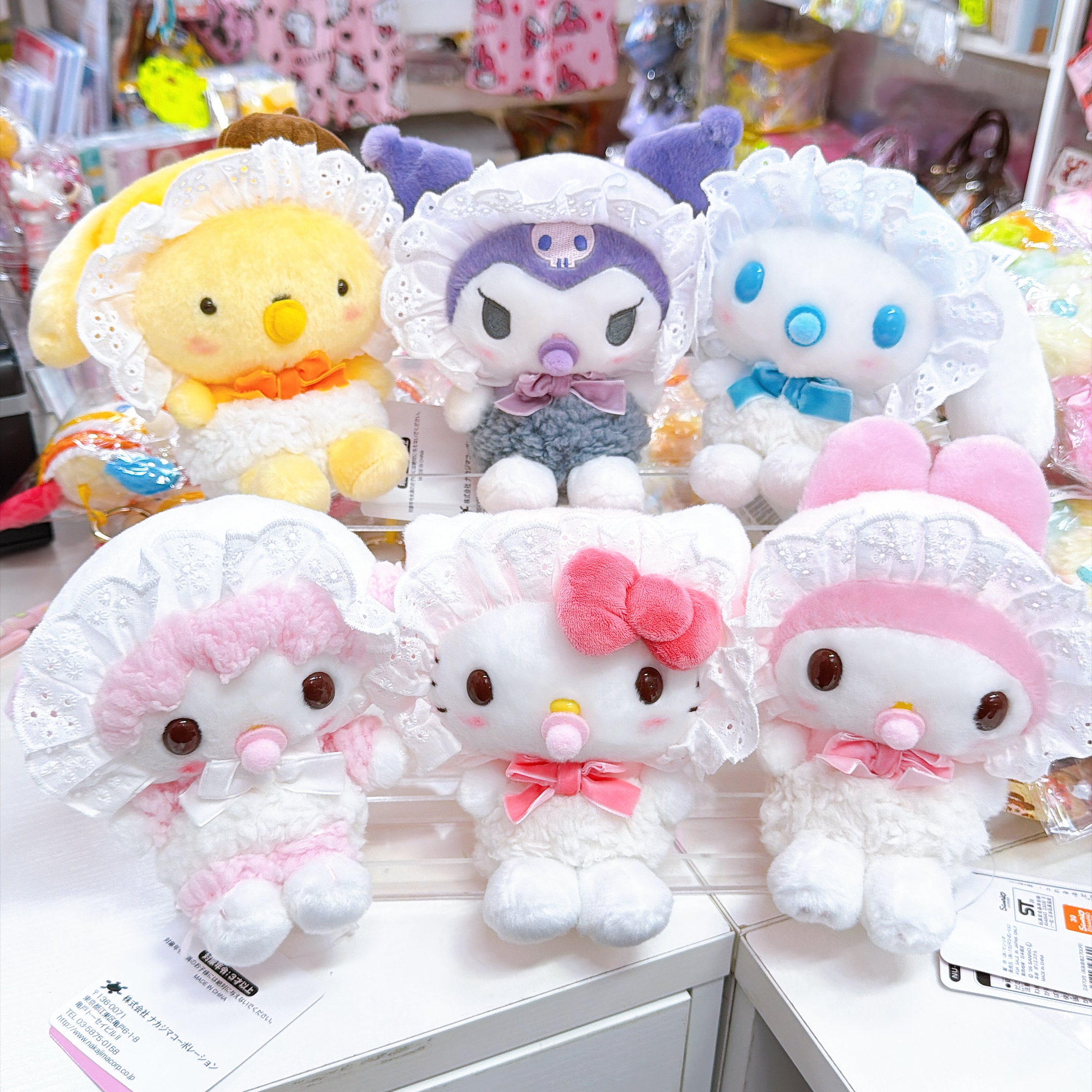 日本直送Sanrio 新款BB系列公仔 約15至18 cm高