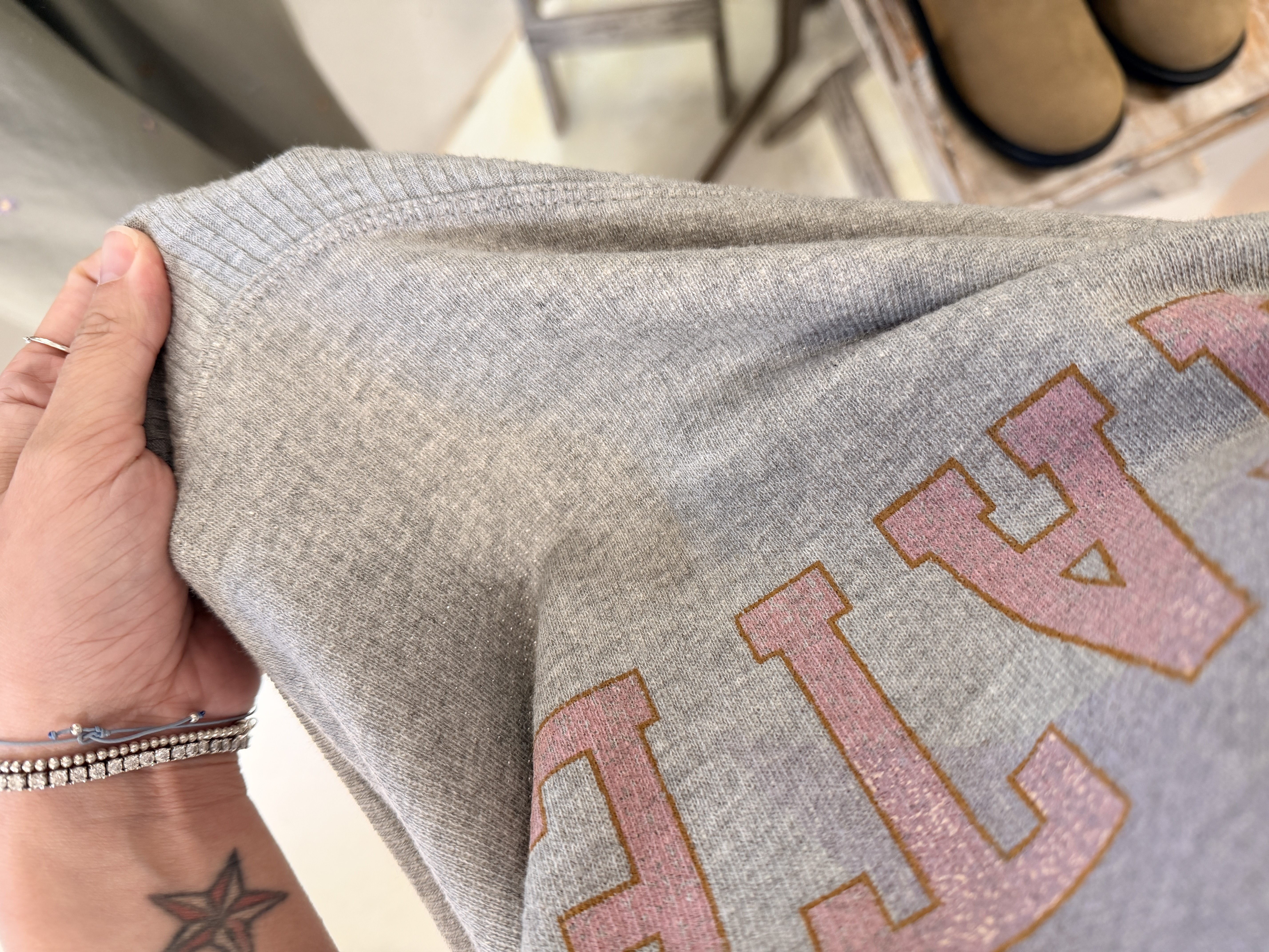 Star printed sweater